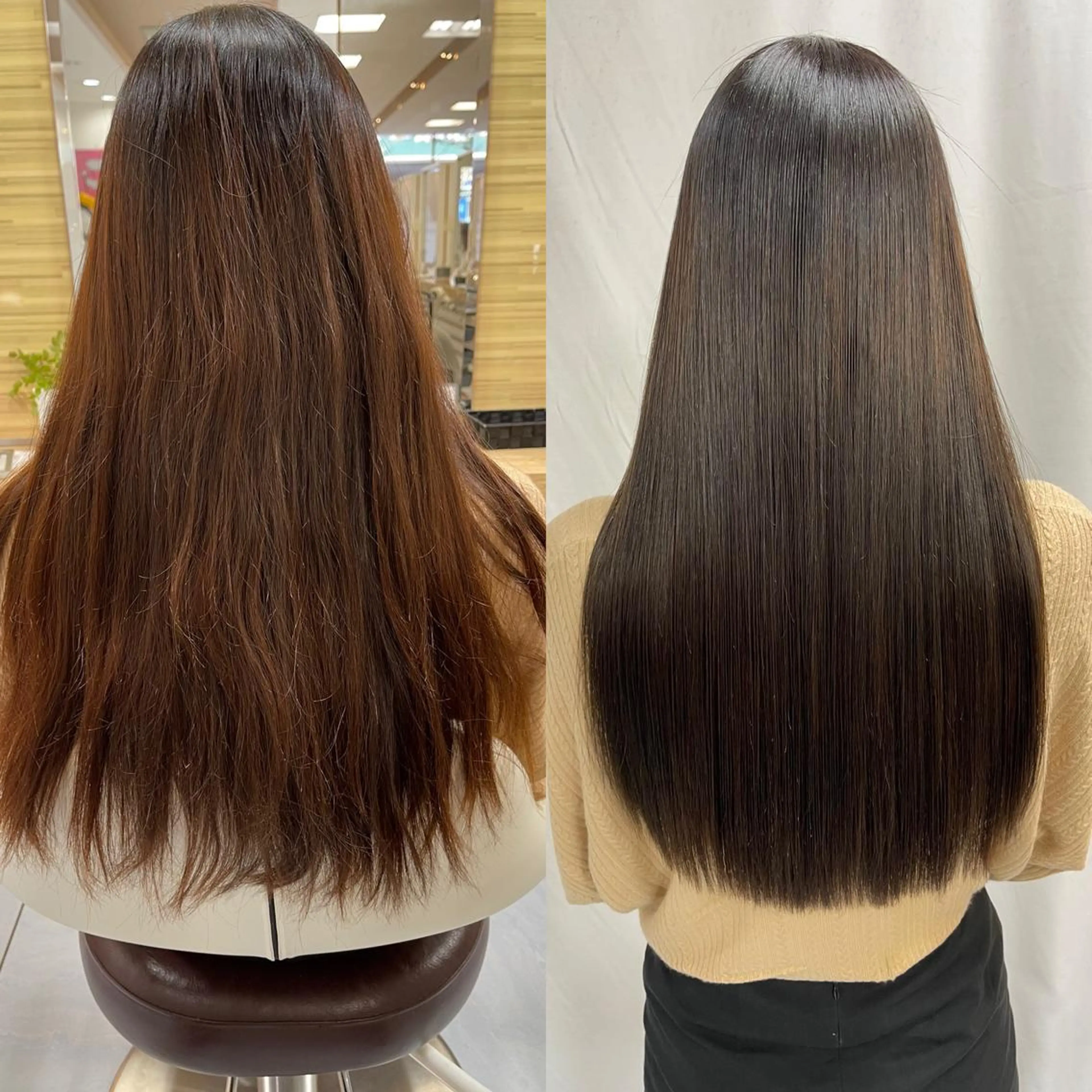 ロング パーマ 髪質改善/縮毛矯正 /ブリーチ矯正/岡部のヘアスタイル