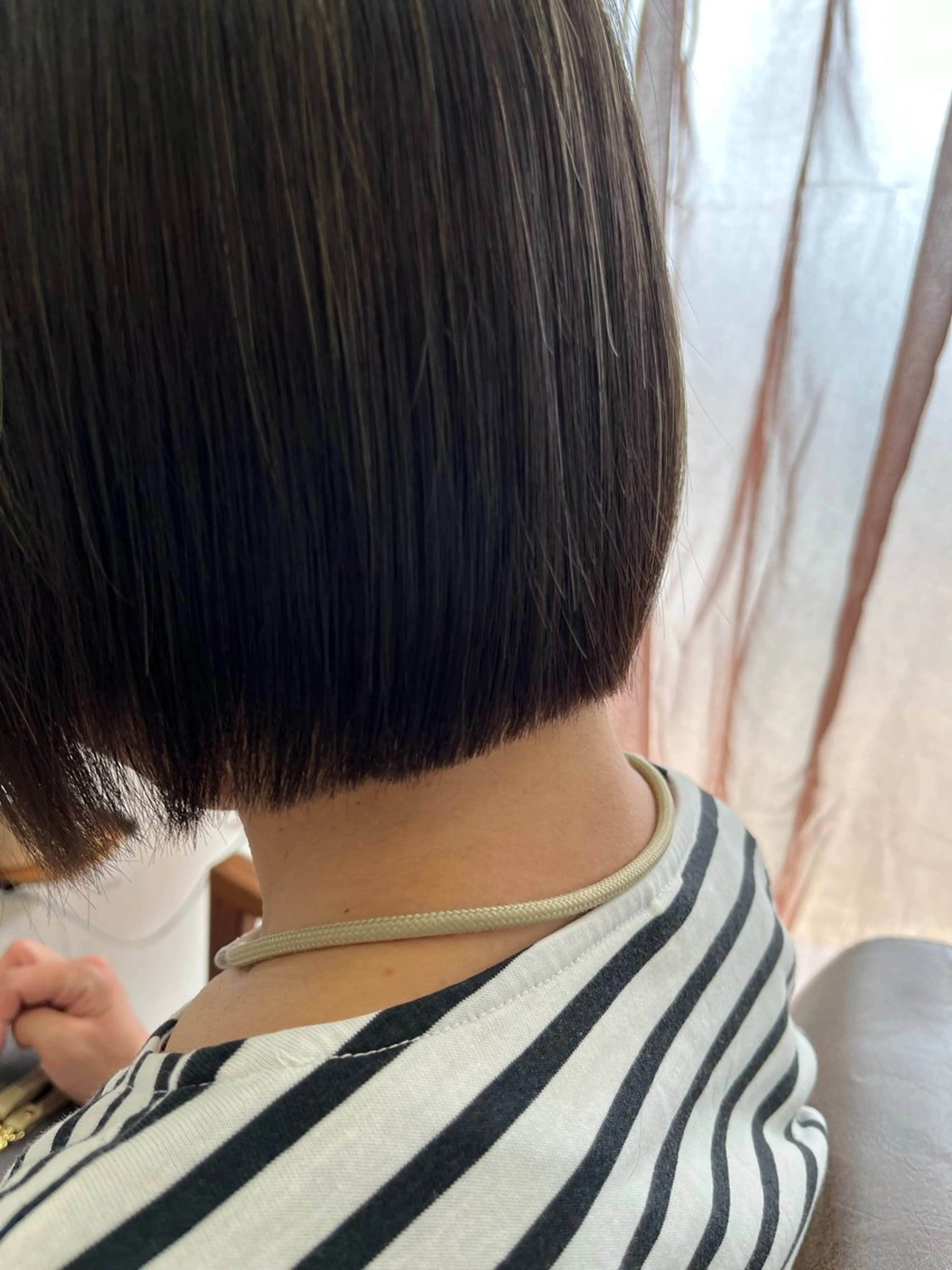 ショート ボブ カット ヘアカラー トリートメント 暖色＊ベージュ ＊くらたあやかのヘアスタイル