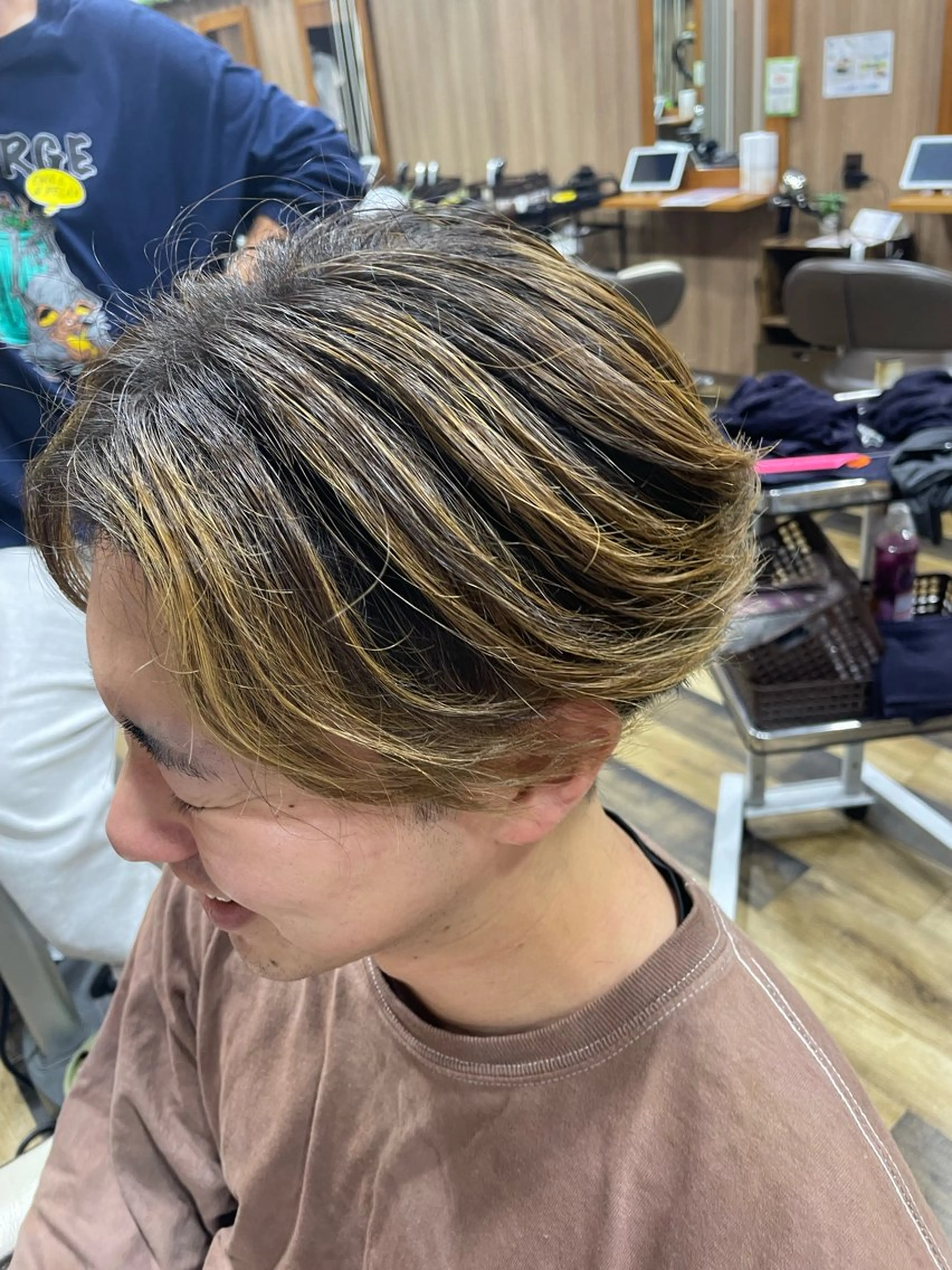 ショート カラー メンズ カット ヘアカラー トリートメント 山際勇策 /岐阜美容師のヘアスタイル