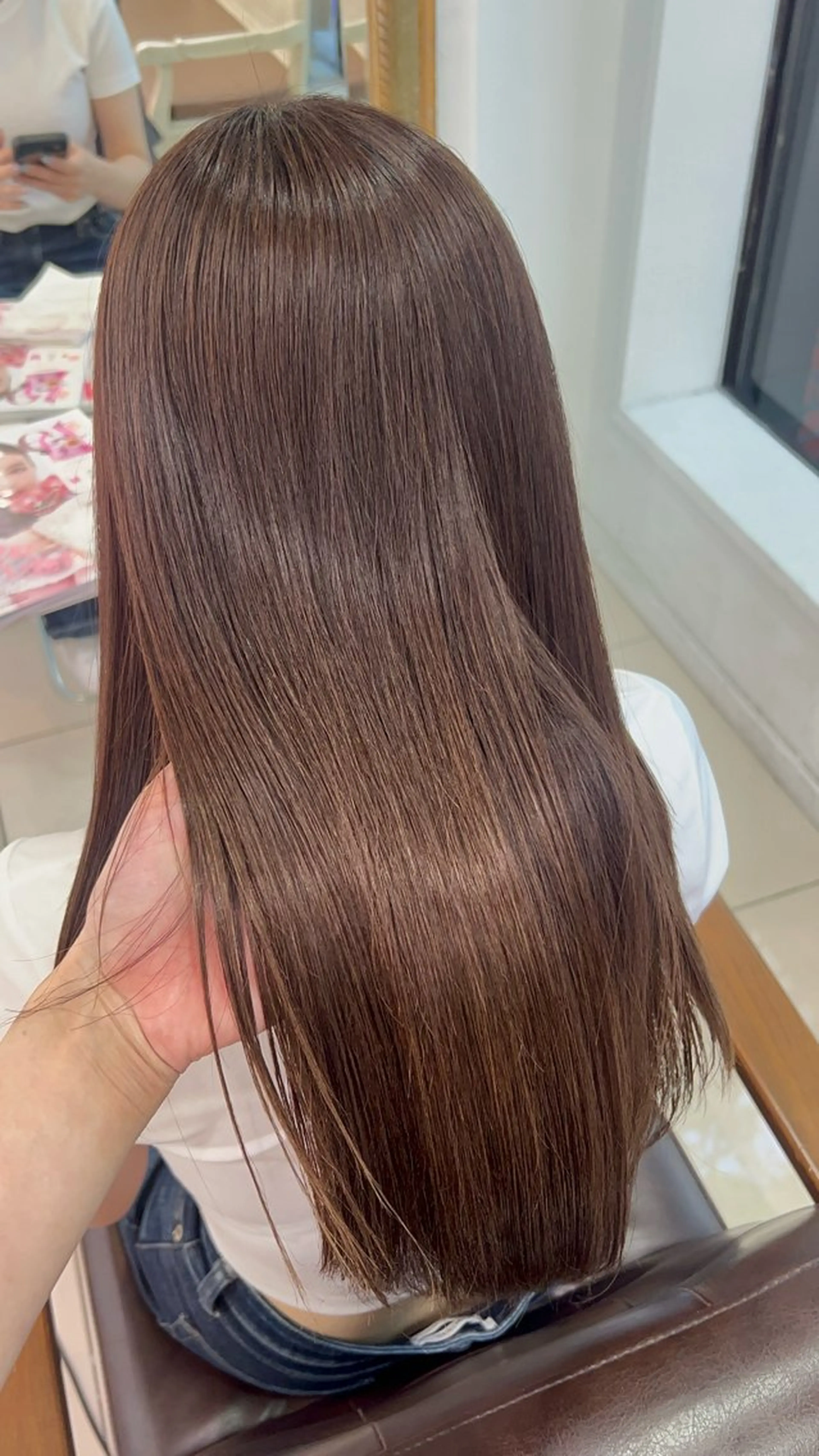 ロング カラー ハイトーンカラー 🤍🫧 長井 律のヘアスタイル