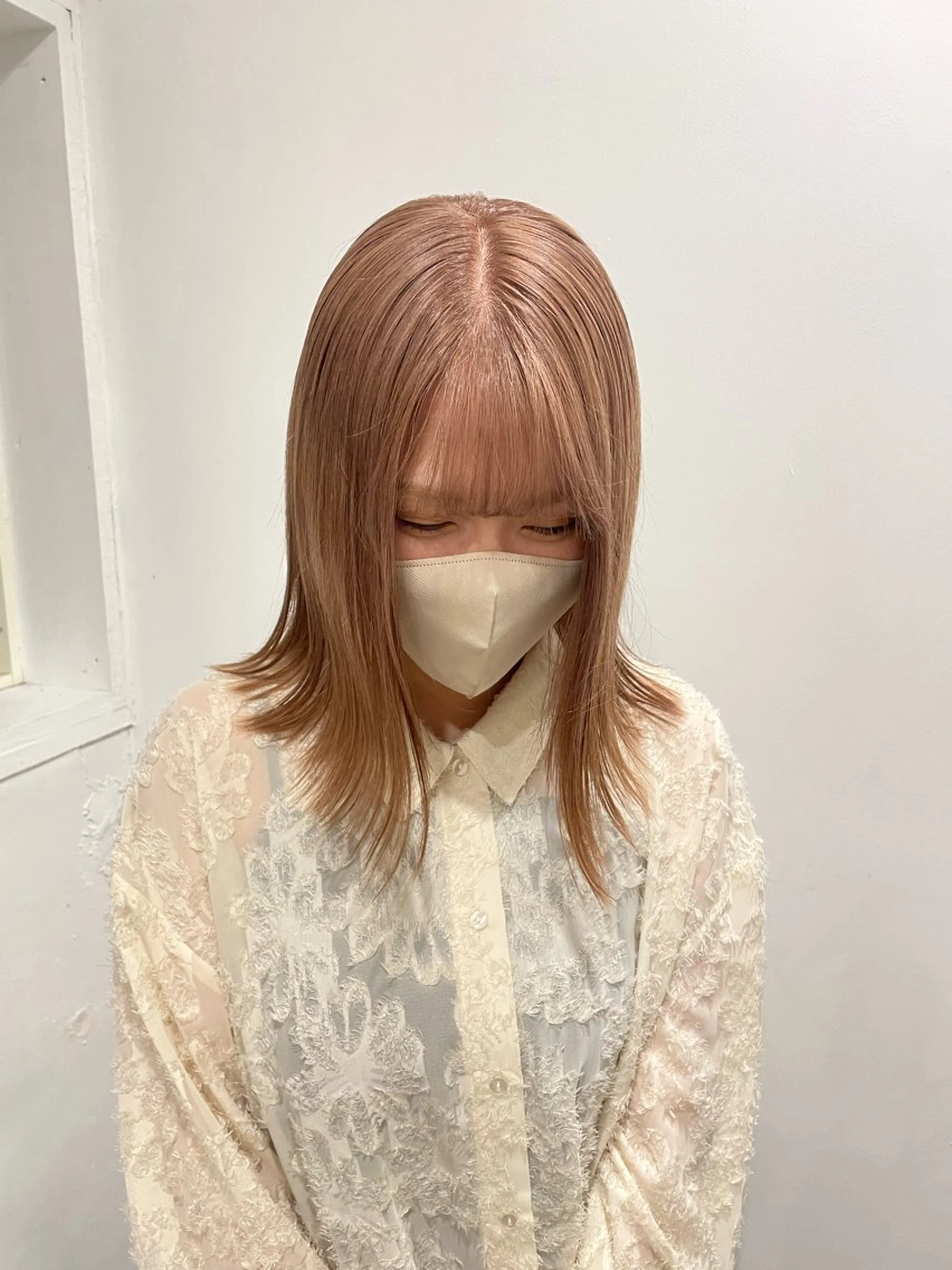 セミロング ALLYS 渋谷店所属・最高級の艶のある カラーmei🎨のヘアスタイル