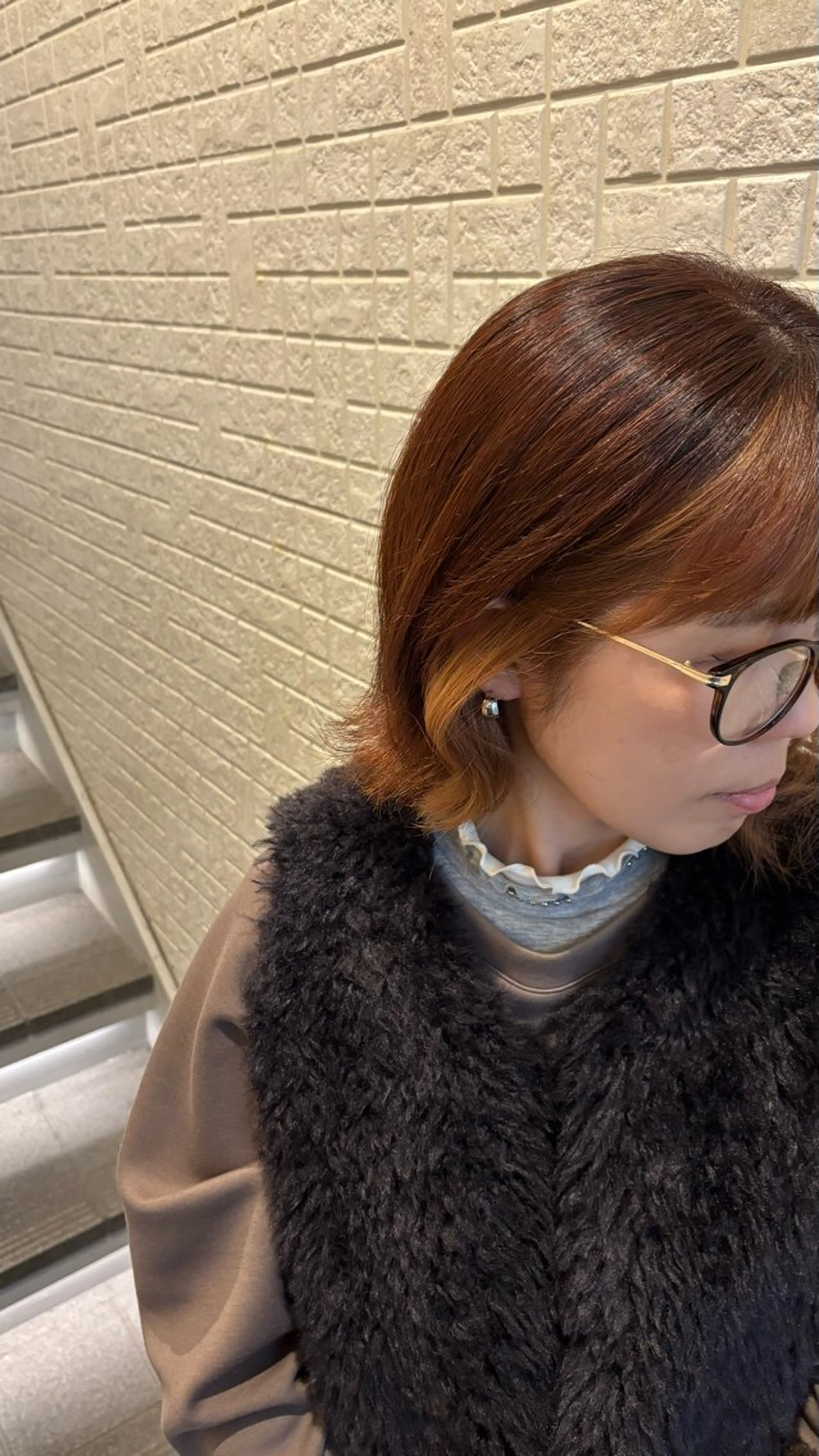 ショート ミストバング 顔周りカット カット ヘアカラー Lafith 熊本/ CHIHIROのヘアスタイル