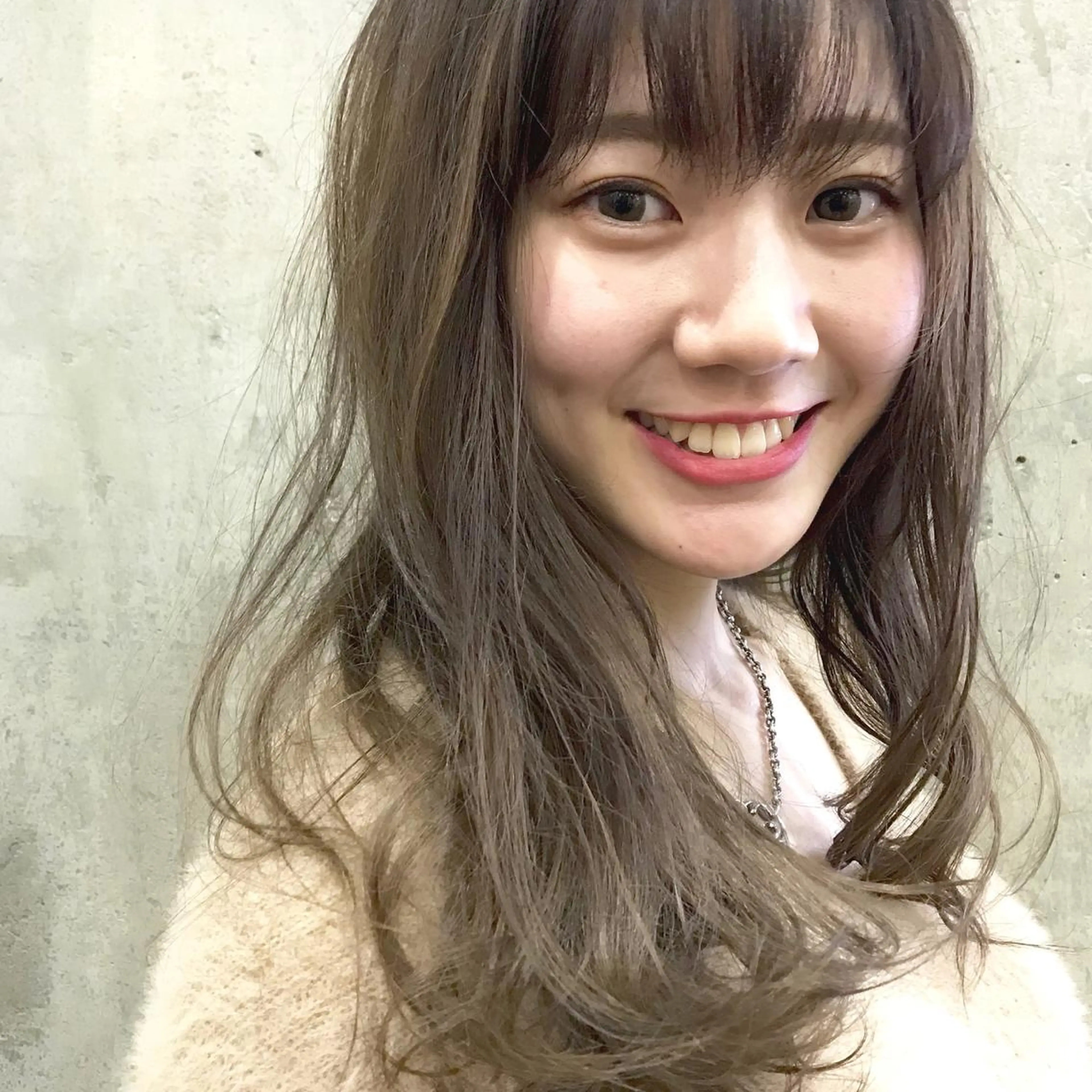 セミロング カラー パーマ HANA by RIZのヘアスタイル