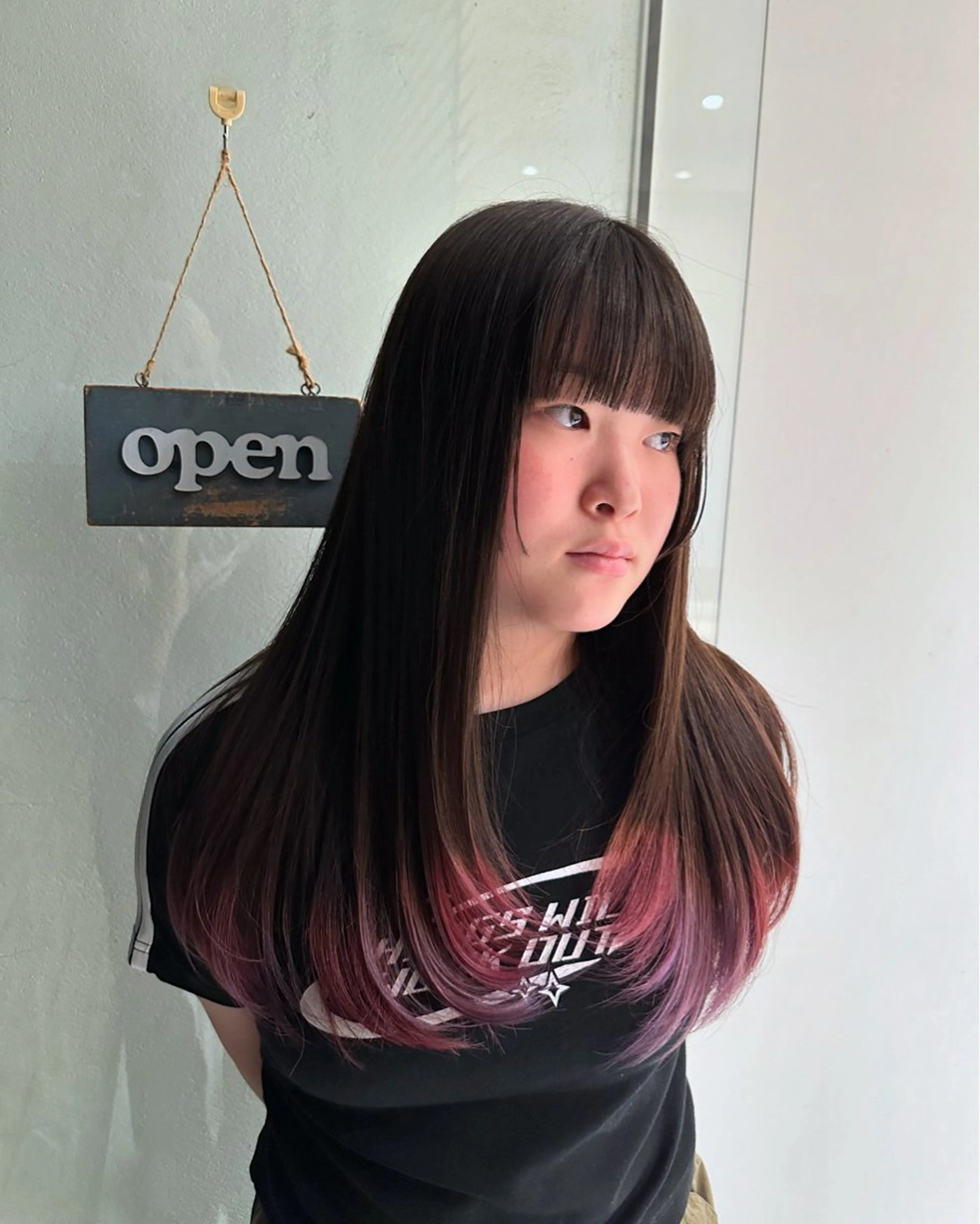 ロング カラー octo所属・梅澤 杏菜のヘアスタイル