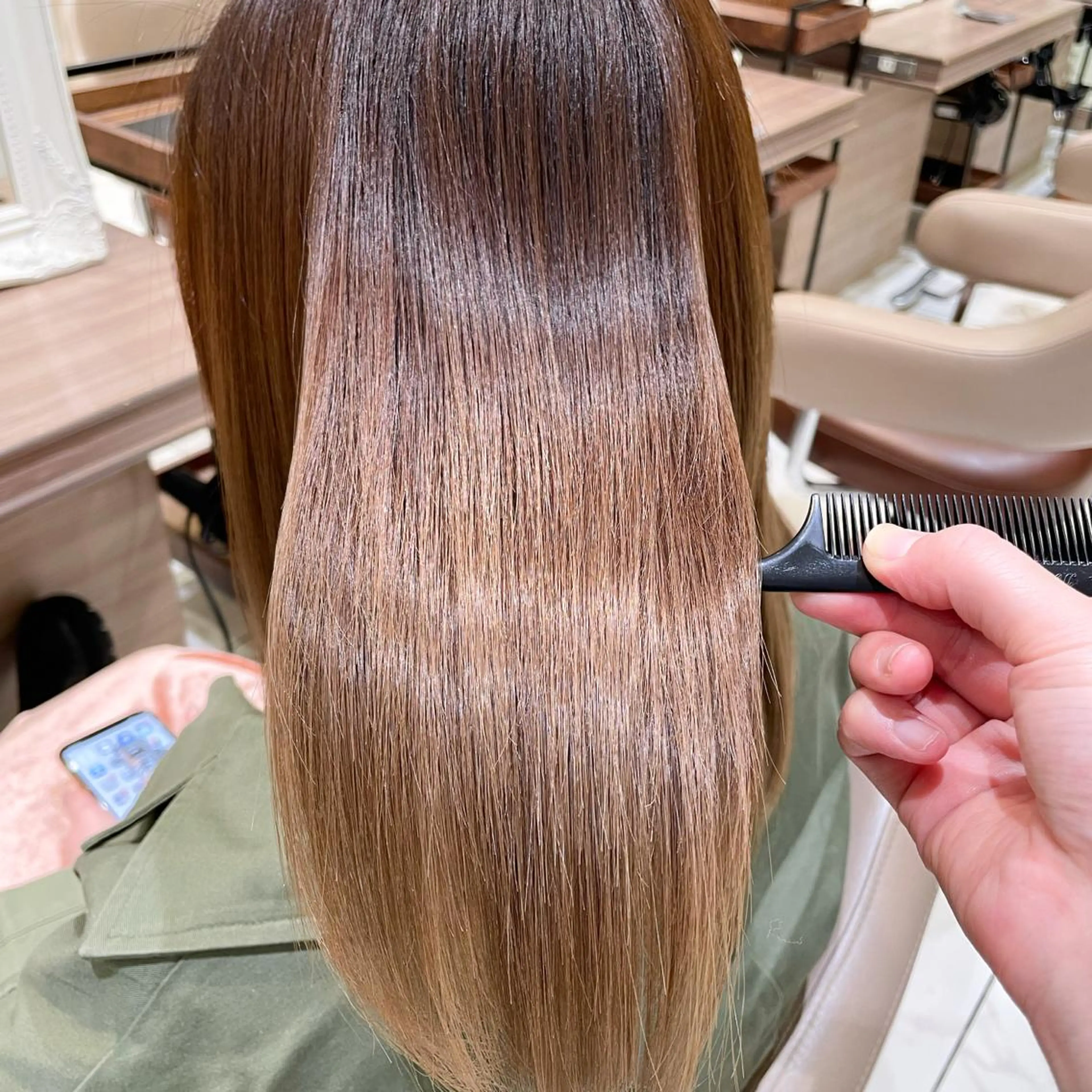 セミロング Aujuaソムリエ/ HARUNO/艶髪のヘアスタイル