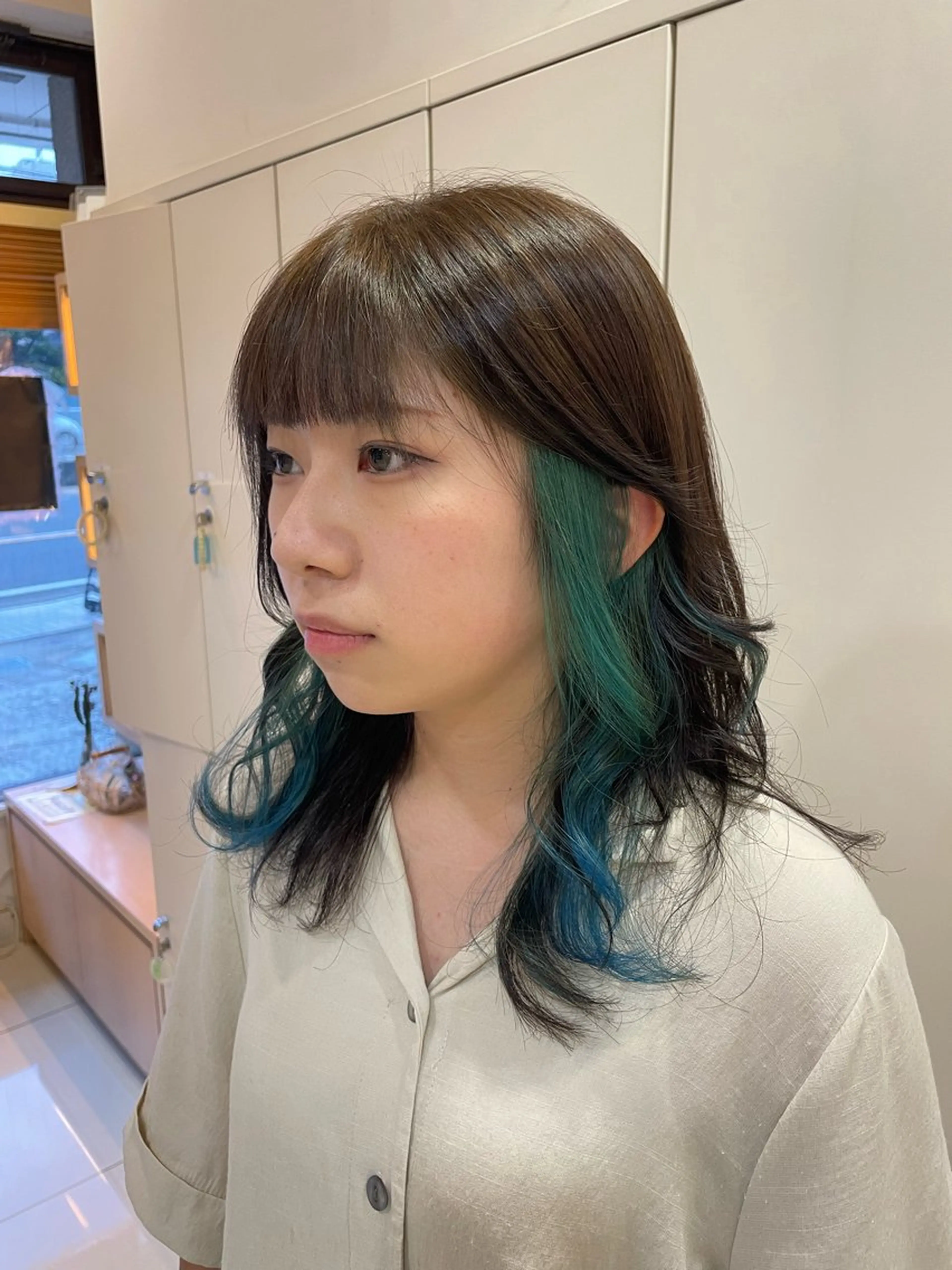 カラー 小濵 美月のヘアスタイル