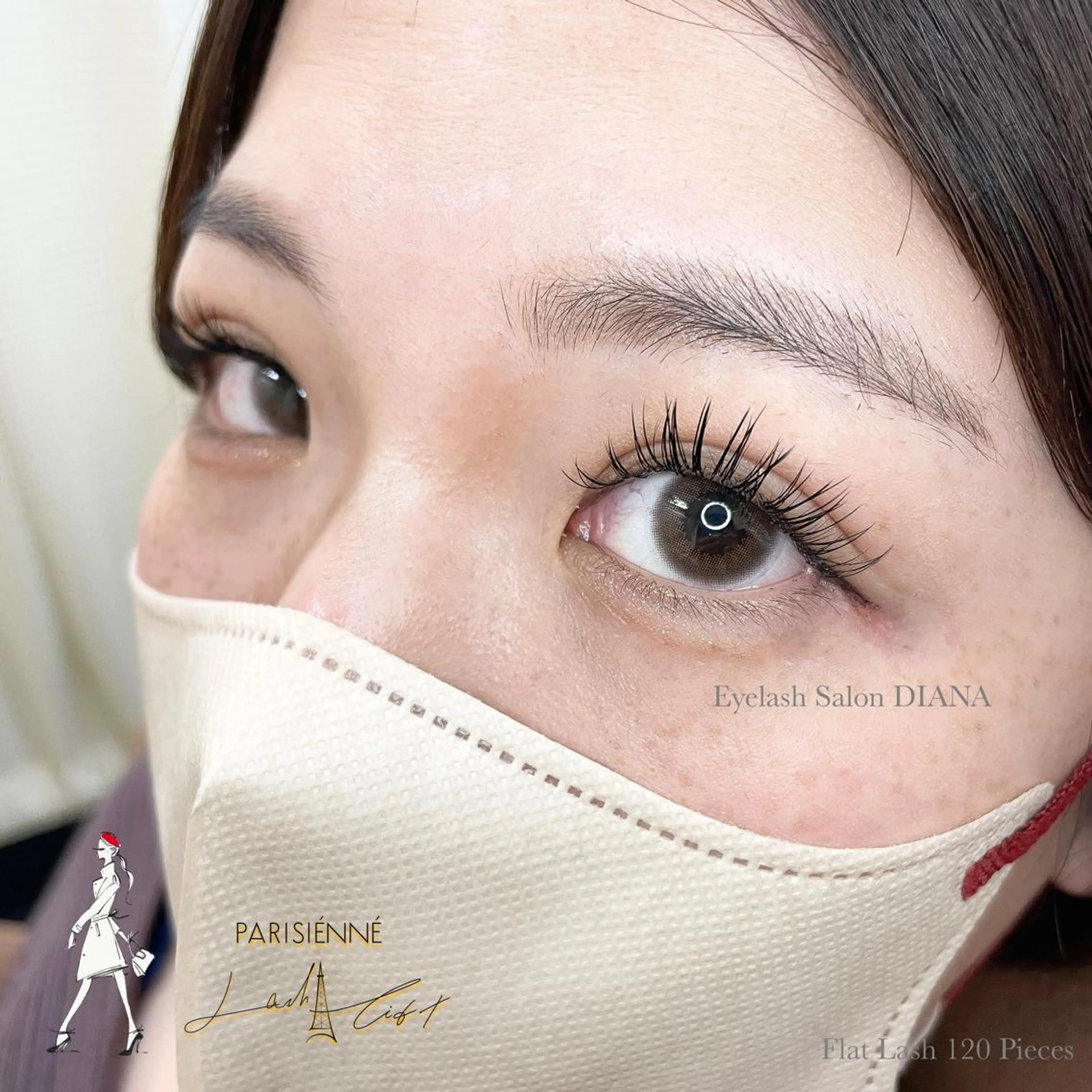 マツエク・マツパ キュート フラットラッシュ Jカール パリジェンヌラッシュリフト DIANA ·͜· Hamadaのマツエク・マツパデザイン