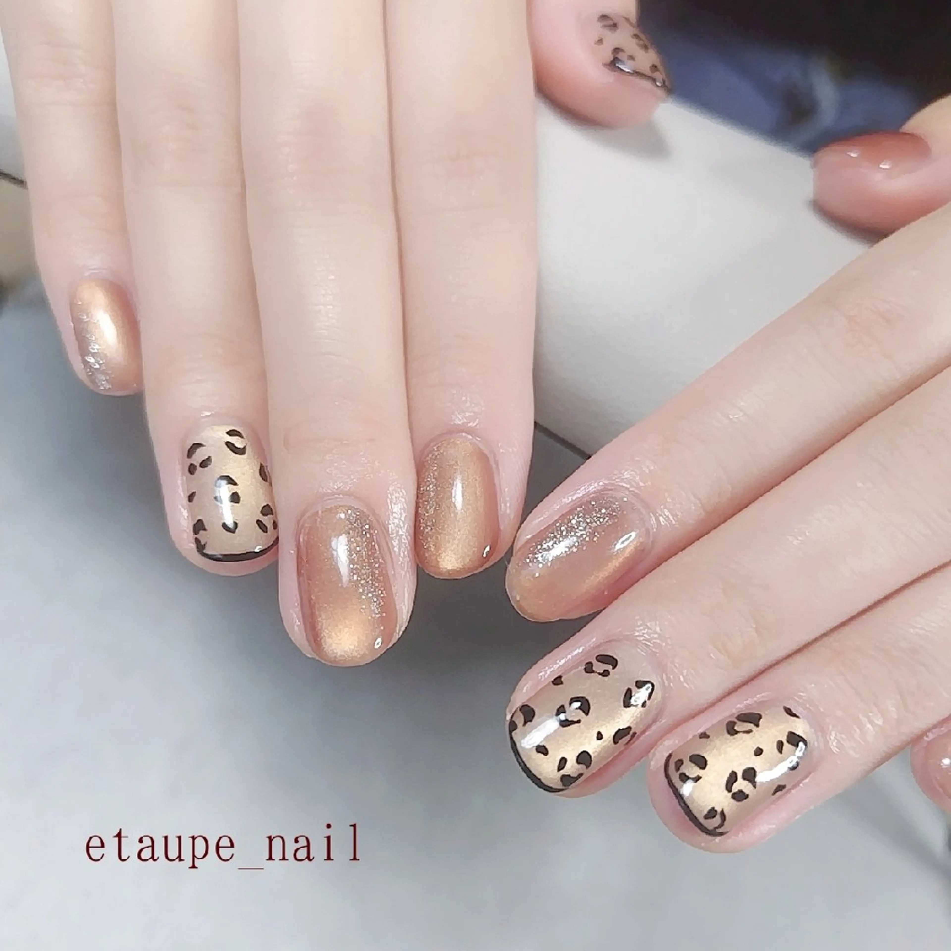 ネイル ジェルネイル グリーン マグネットネイル ニュアンスネイル ハンドネイル etaupe nail所属・向原自宅サロン ★エトープネイルのネイルデザイン