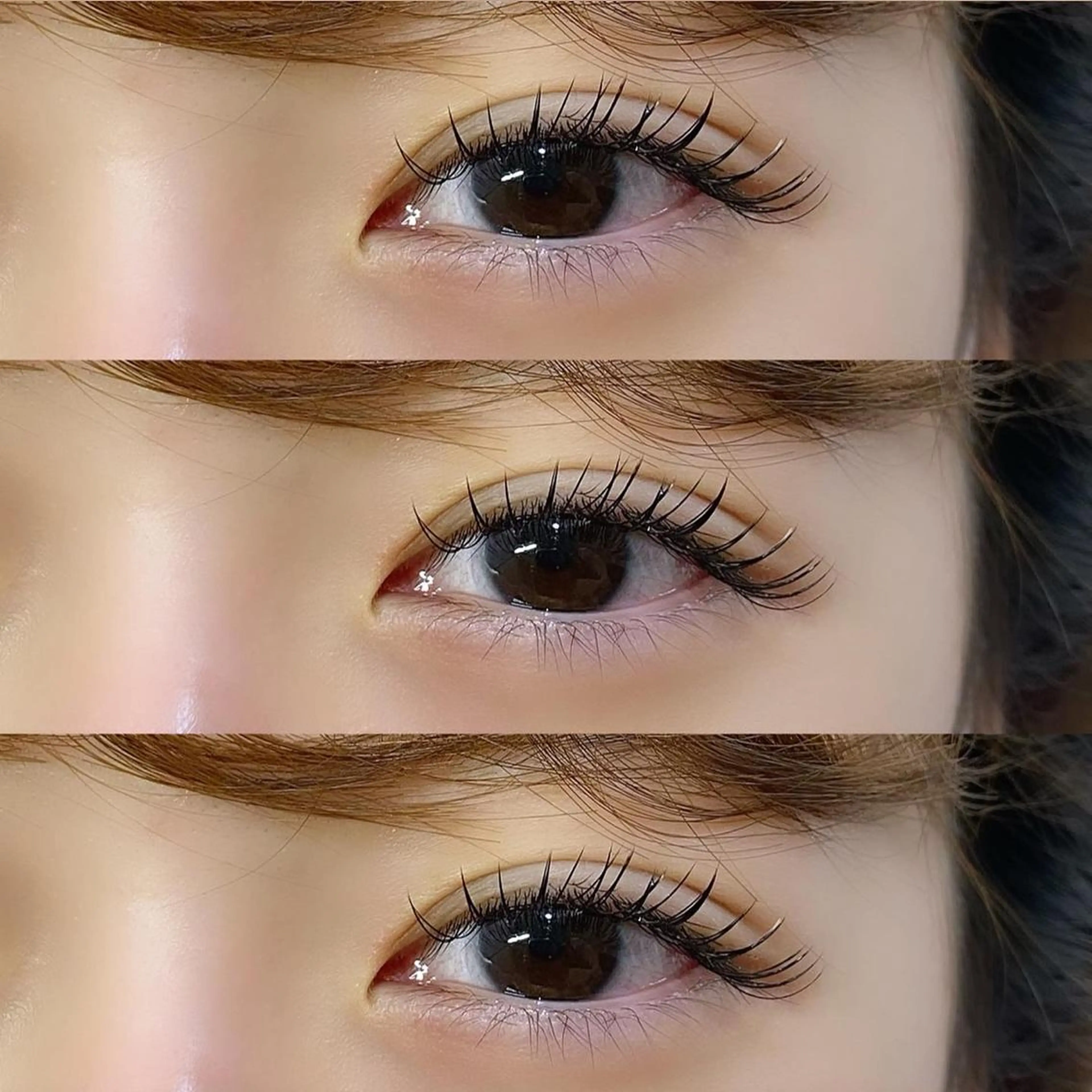 マツエク・マツパ フラットラッシュ Lana by and life所属・airi 🕊‎🤍のマツエク・マツパデザイン