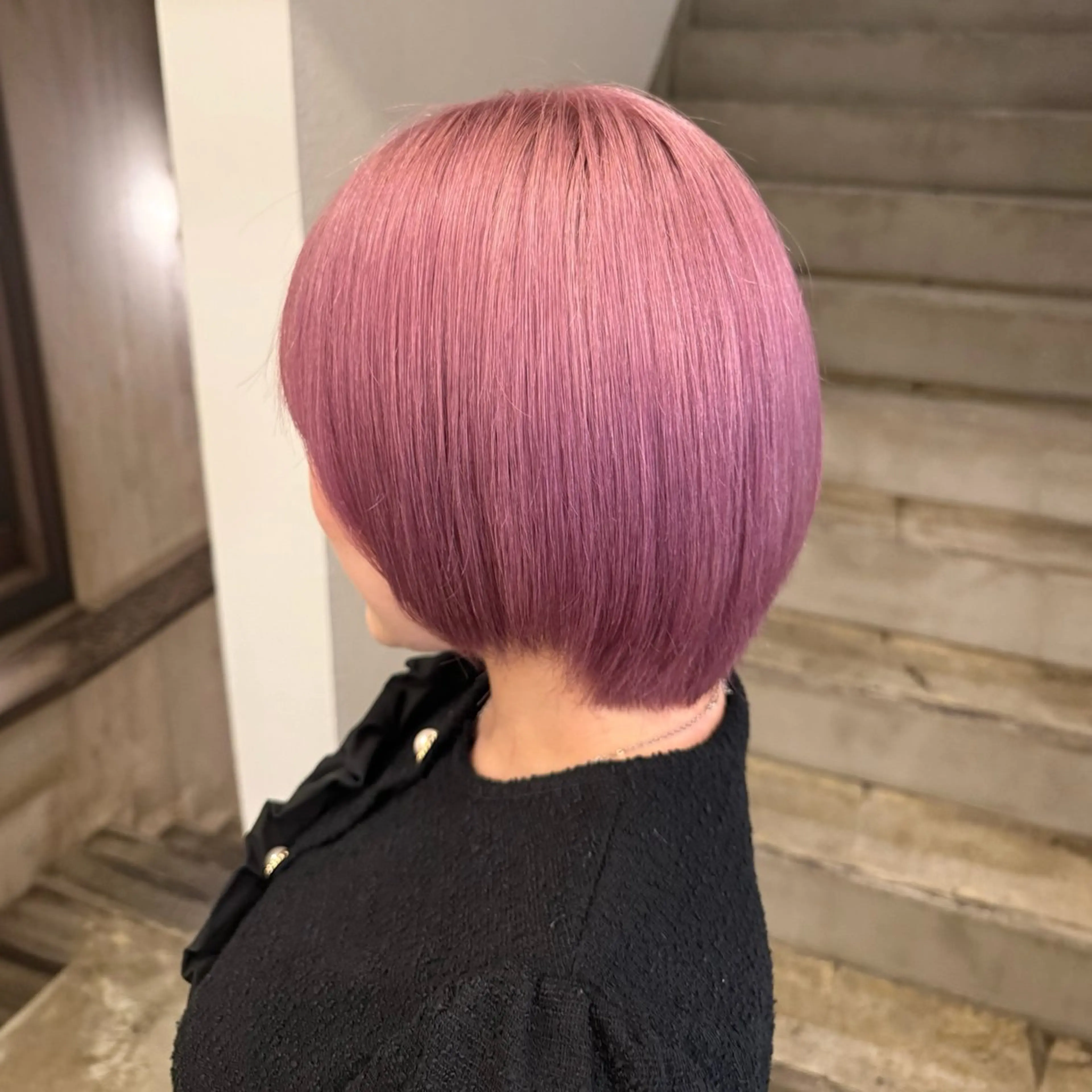 ミディアム ヘアカラー 艶ハイトーン/ 颯一朗のヘアスタイル