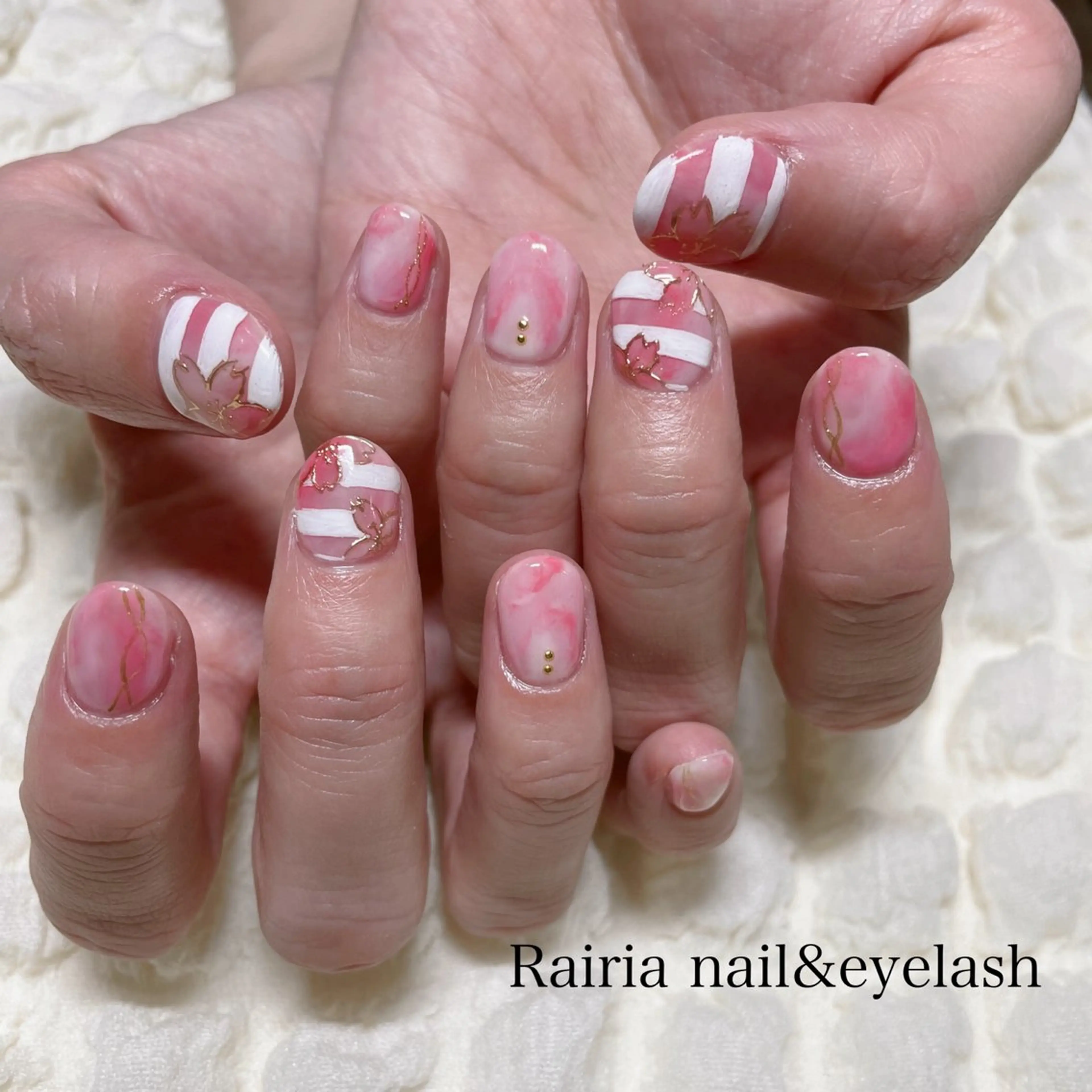 ネイル 持ち込み ハンドネイル Rairia nail&eyelash小岩店所属・Rairianail 小岩店のネイルデザイン