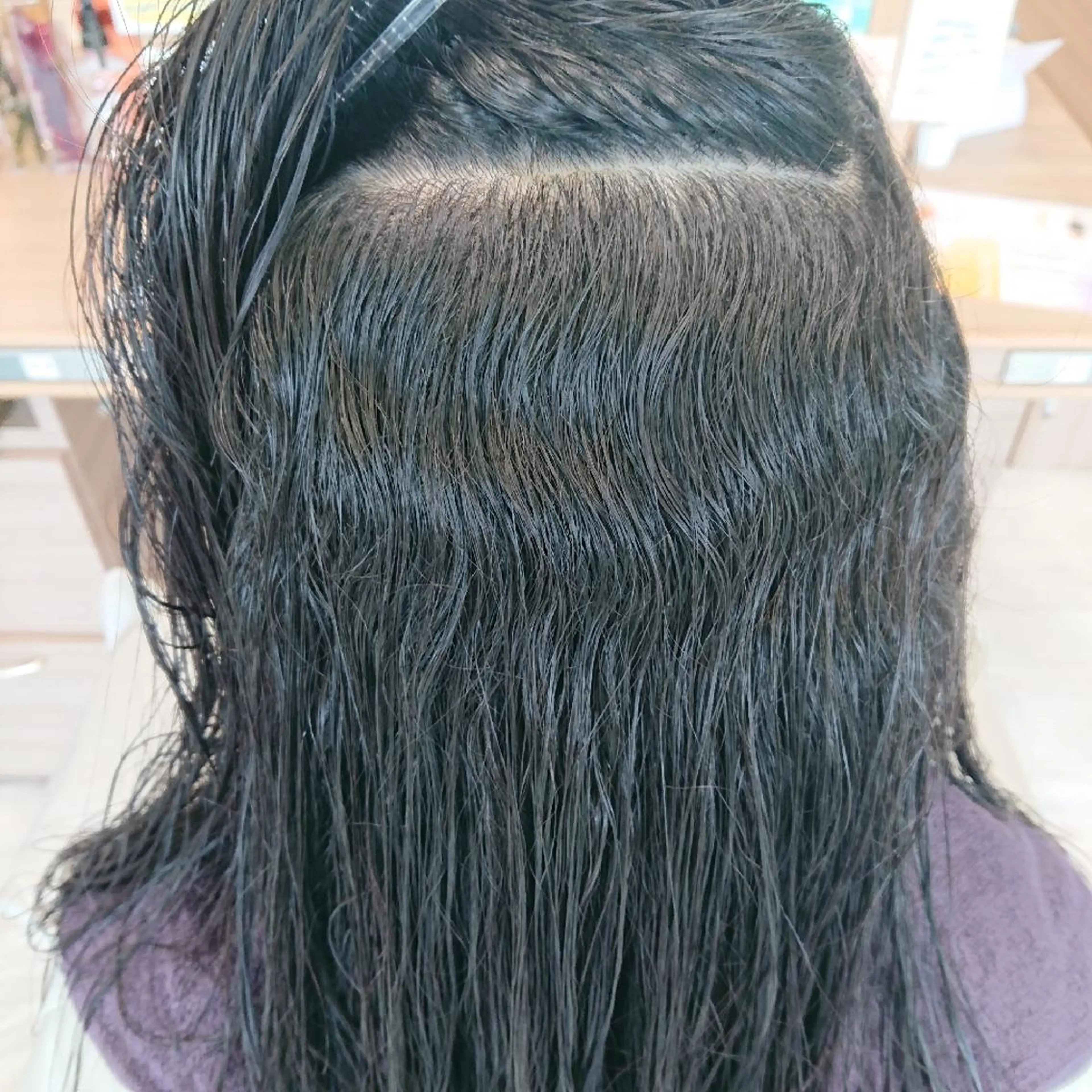 ロング 縮毛矯正 トリートメント 宮本 秀人のヘアスタイル