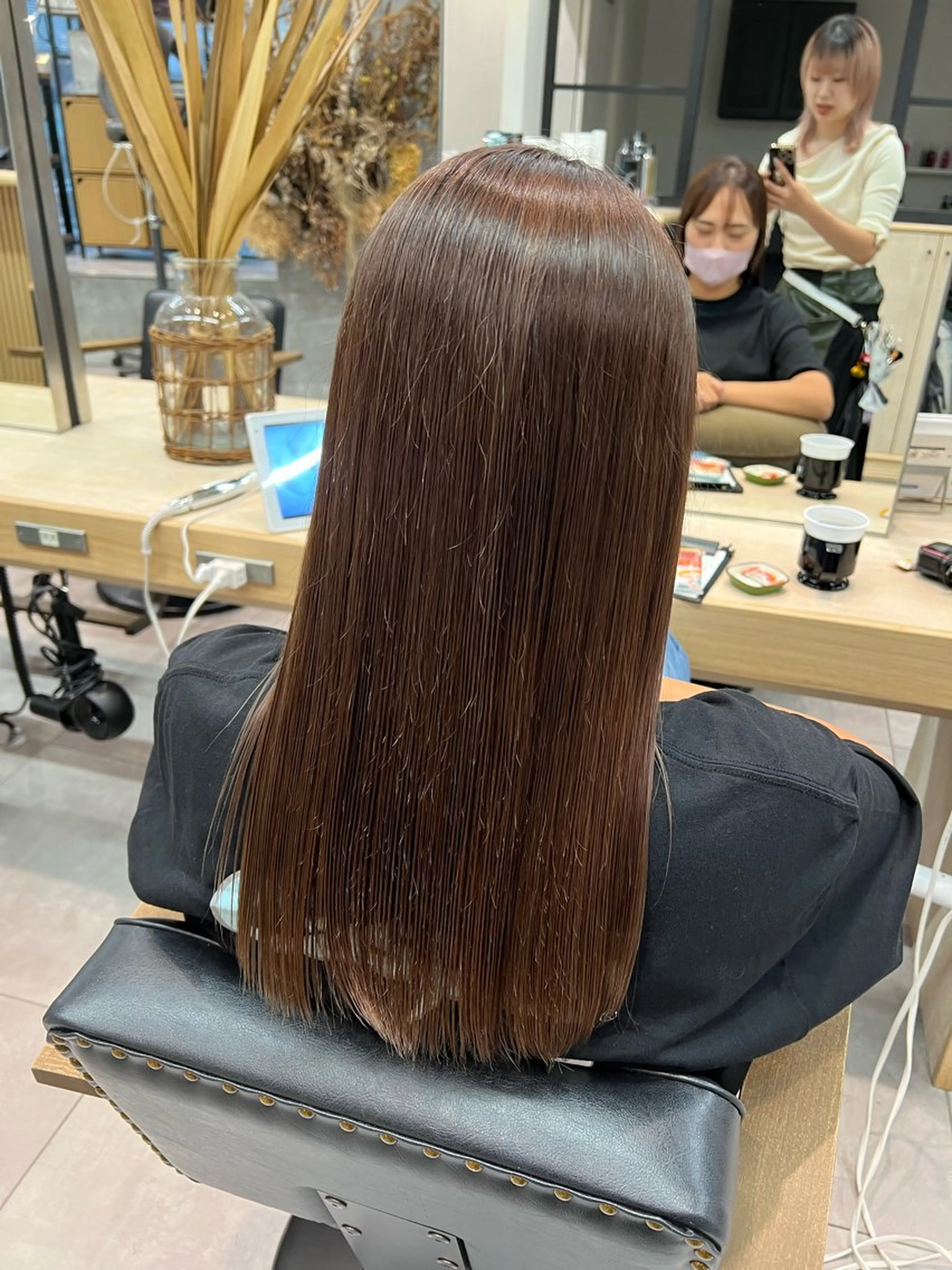 ロング カラー イルミナカラー カット 縮毛矯正 🌞レイヤー×カラー 前川那津美🌞のヘアスタイル