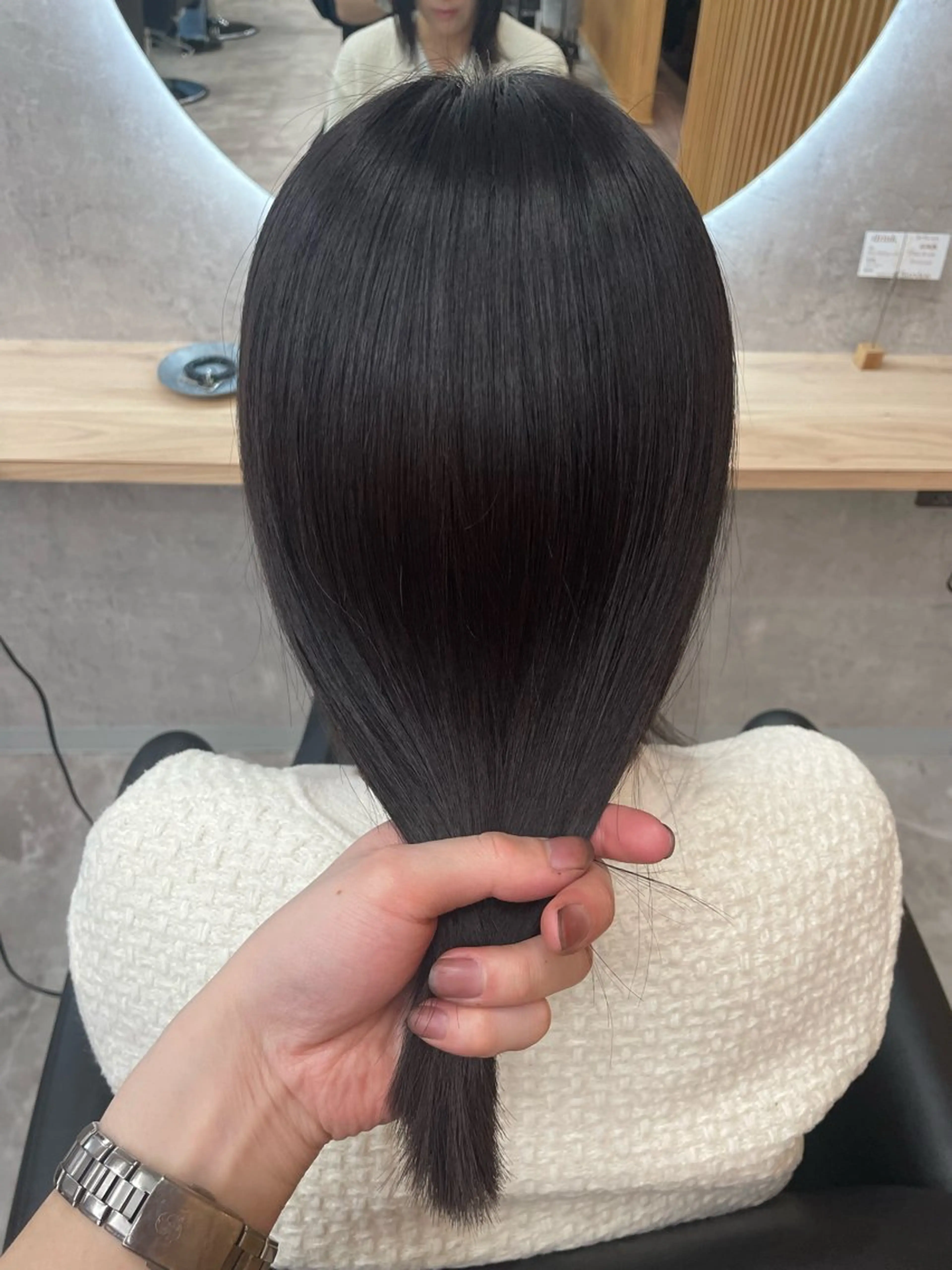 ミディアム ヘアカラー トリートメント 奥野碧🌈艶髪 /ダメージレスカラーのヘアスタイル