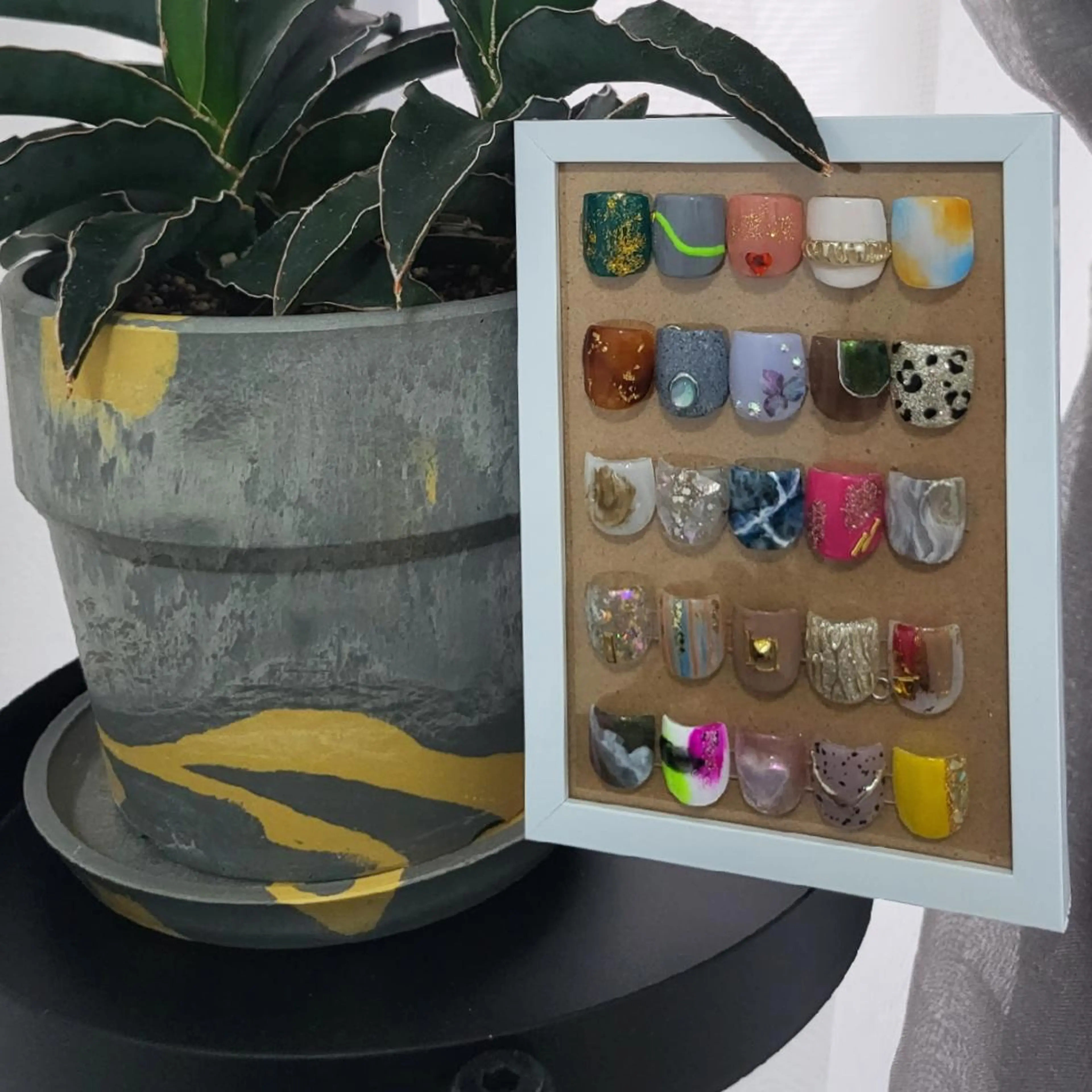 ソフトジェルオフ込み＊フット親指2本定額アートコースの写真