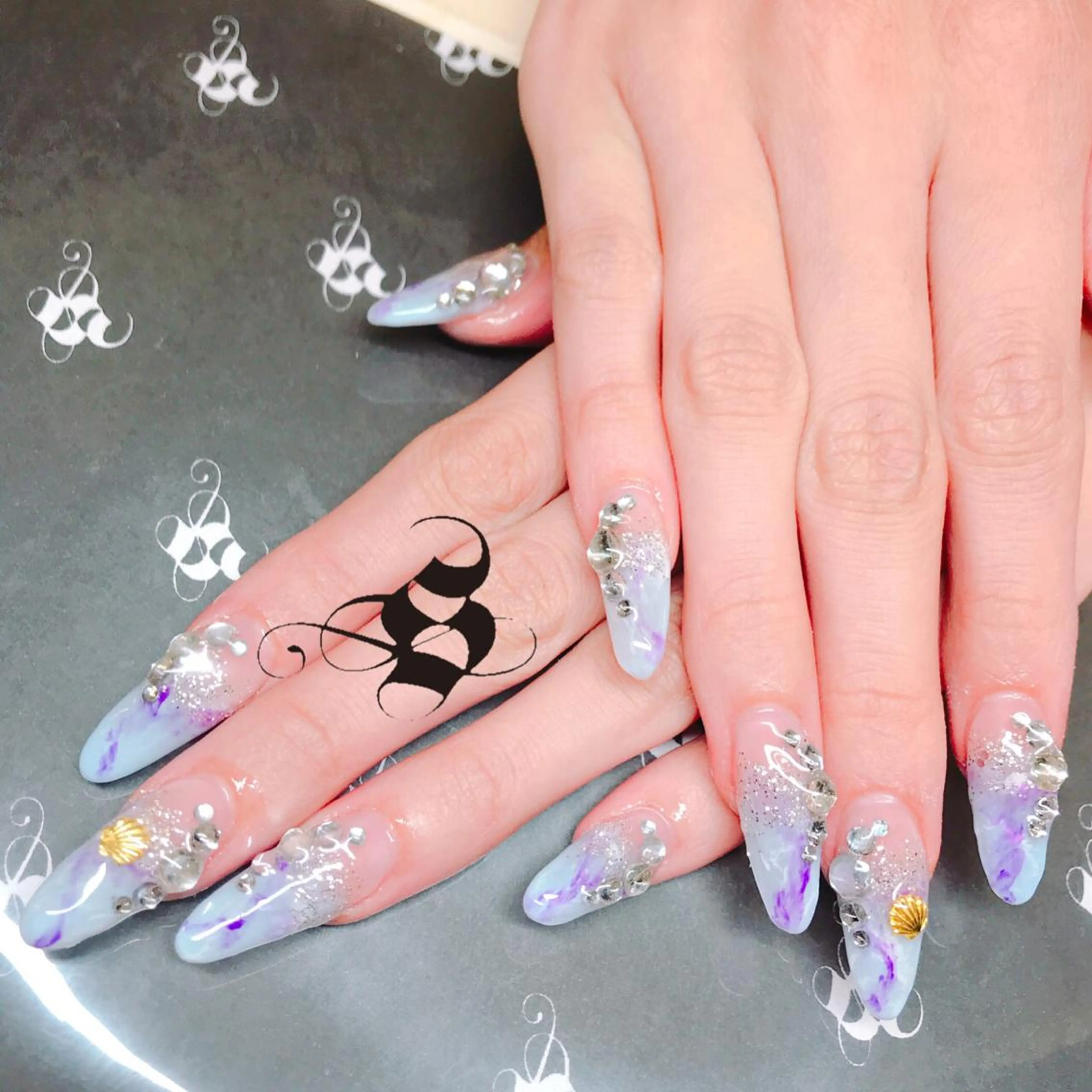 ネイル 長さ出し メンズネイル 持ち込み スカルプネイル ネイルチップ S&S 村田小百合のネイルデザイン