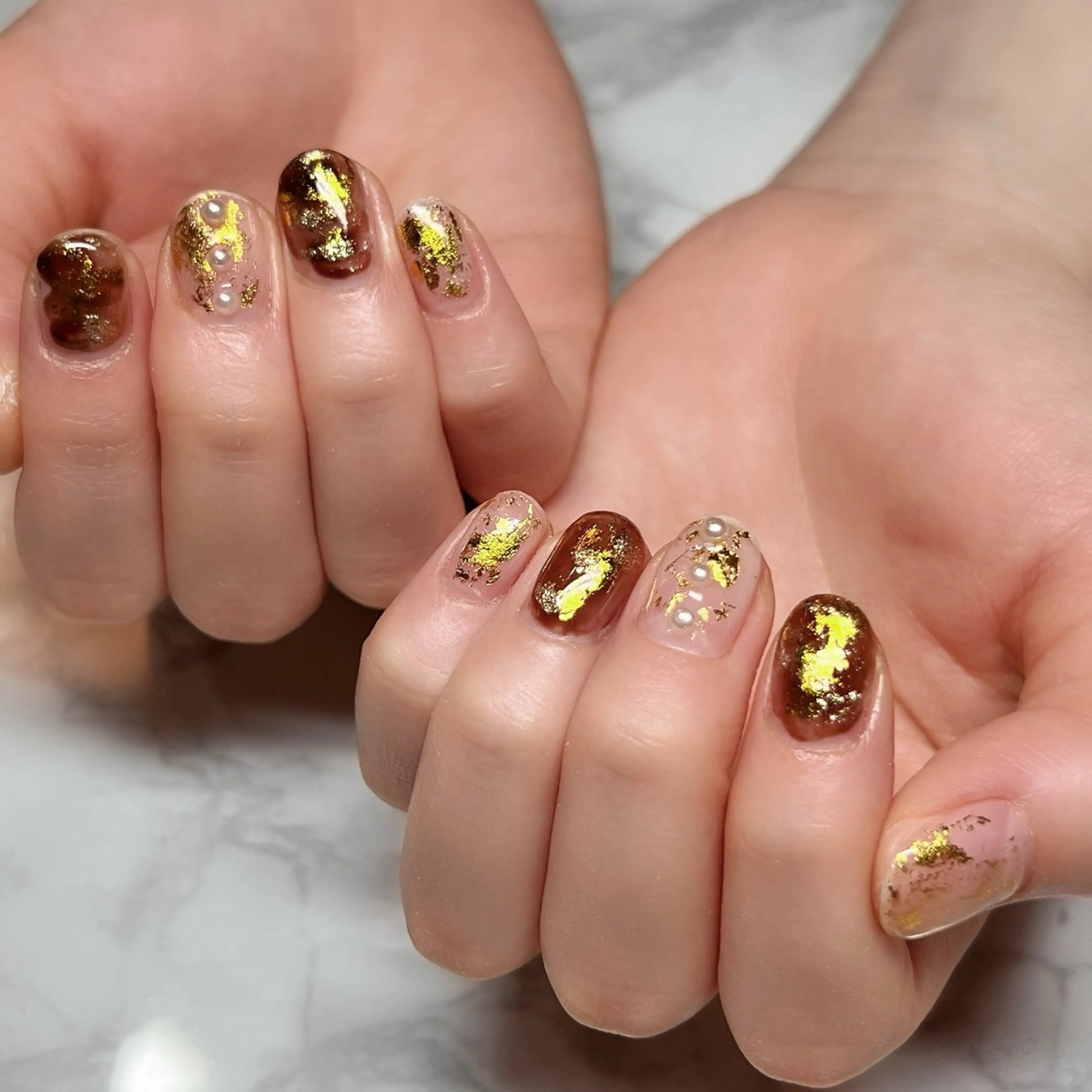 ネイル ハンドネイル ネイルサロンImpress 大森店所属・渡辺 あけみのネイルデザイン