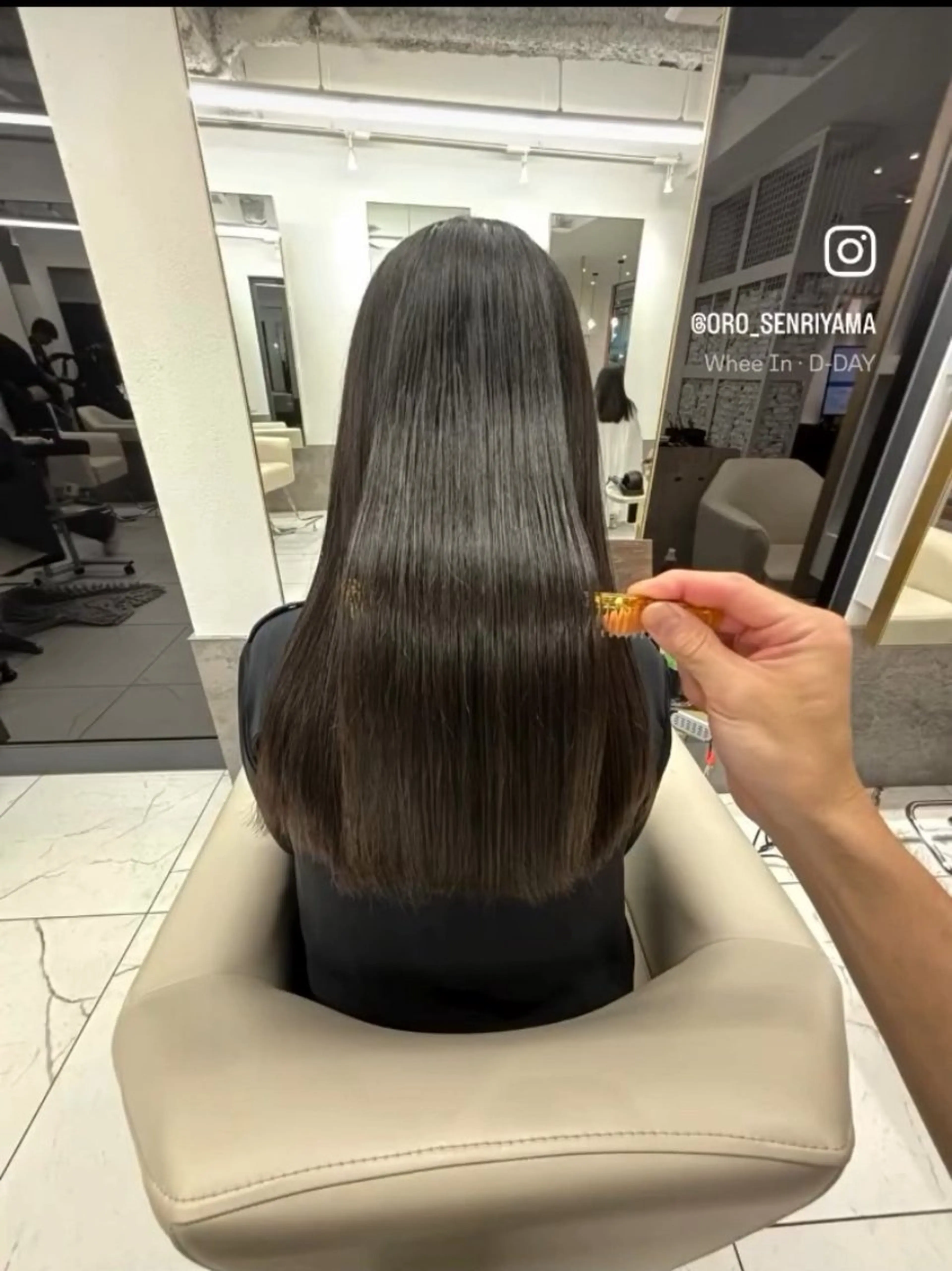 林本 来夢のヘアスタイル