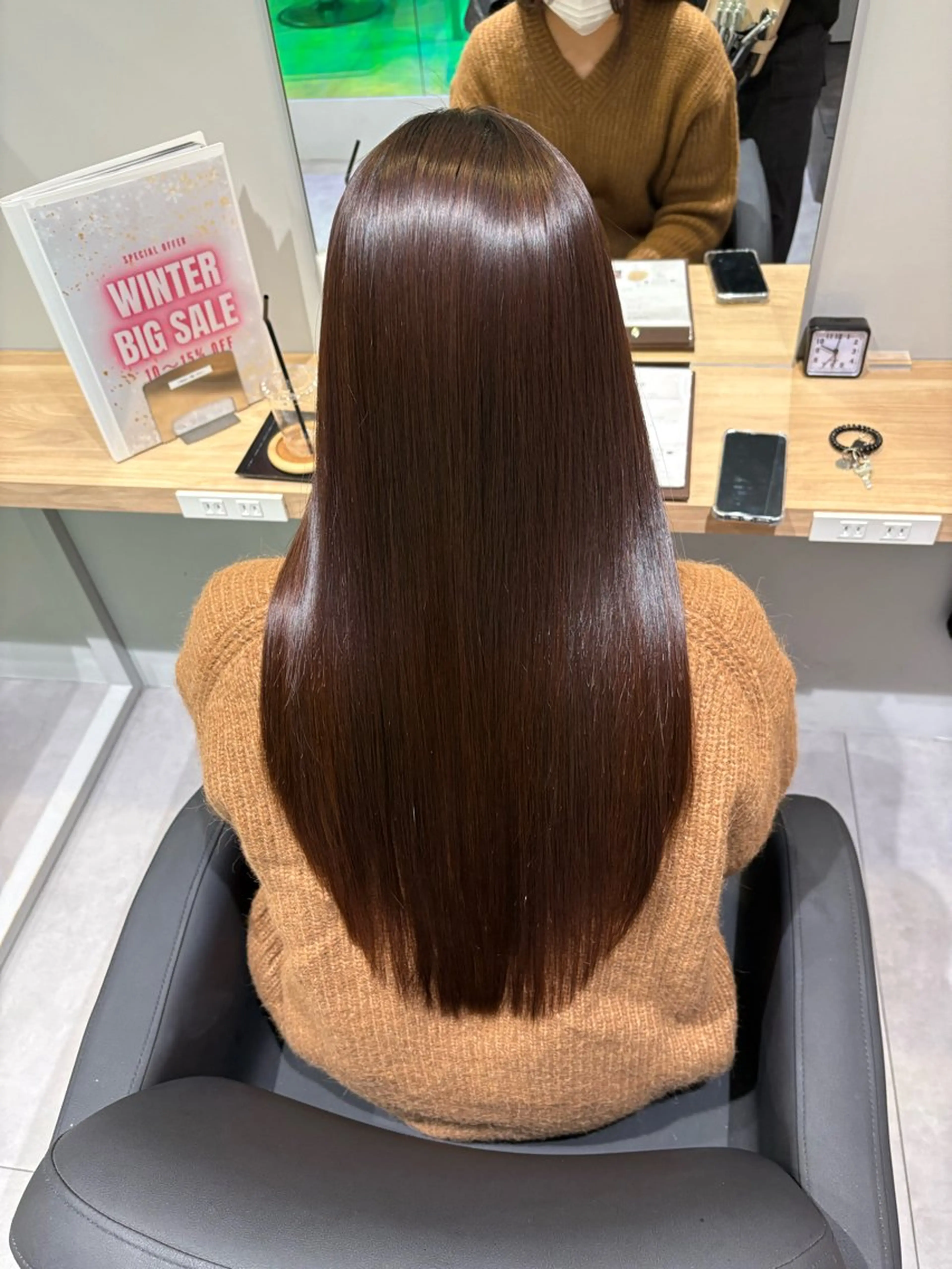 セミロング 𝗕𝗼𝗻𝗵𝗲𝘂𝗿西梅田所属・ノンダメージ® 稲垣  いおりのヘアスタイル