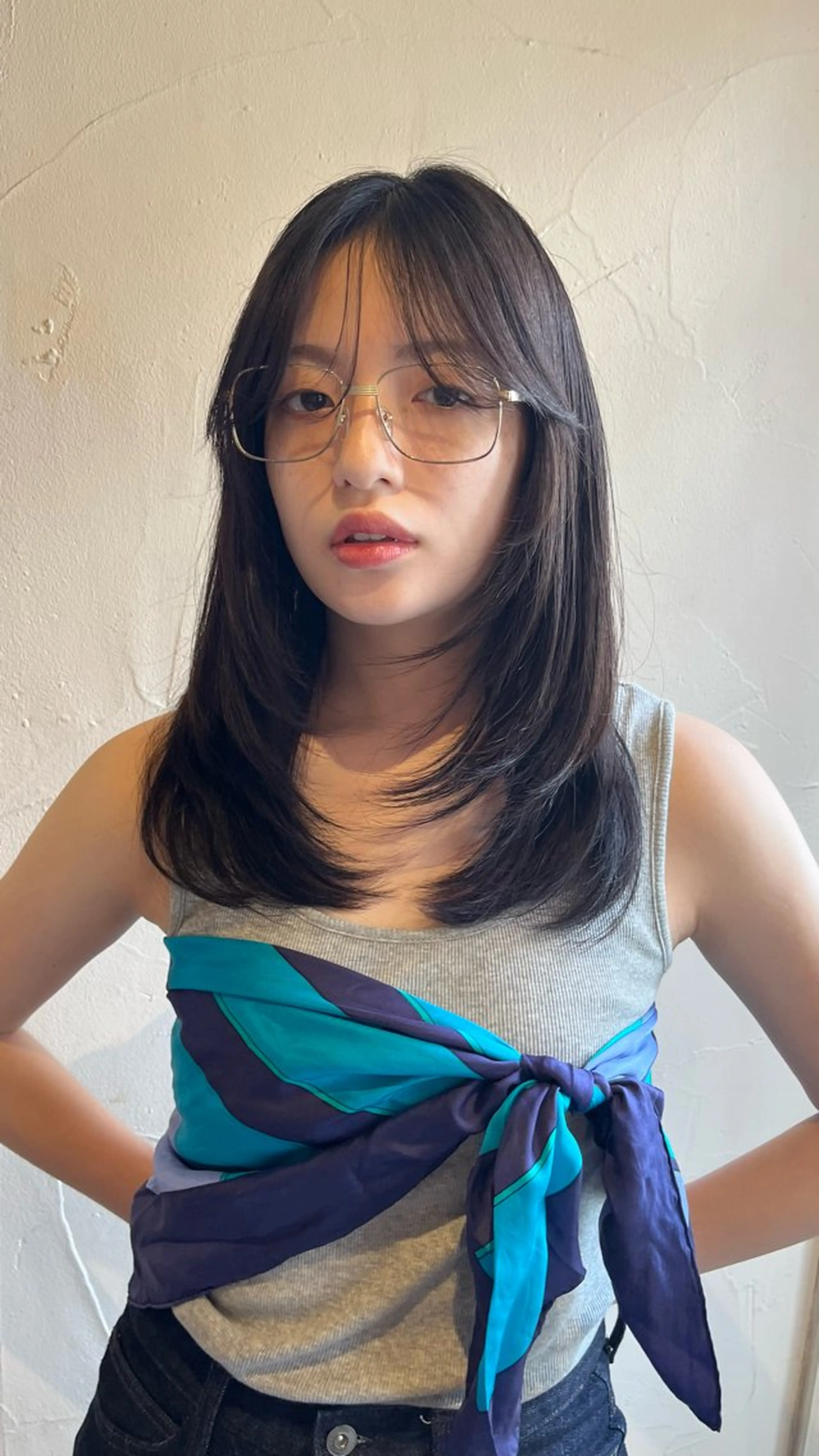 ミディアム カラー rise /メンズカットのヘアスタイル