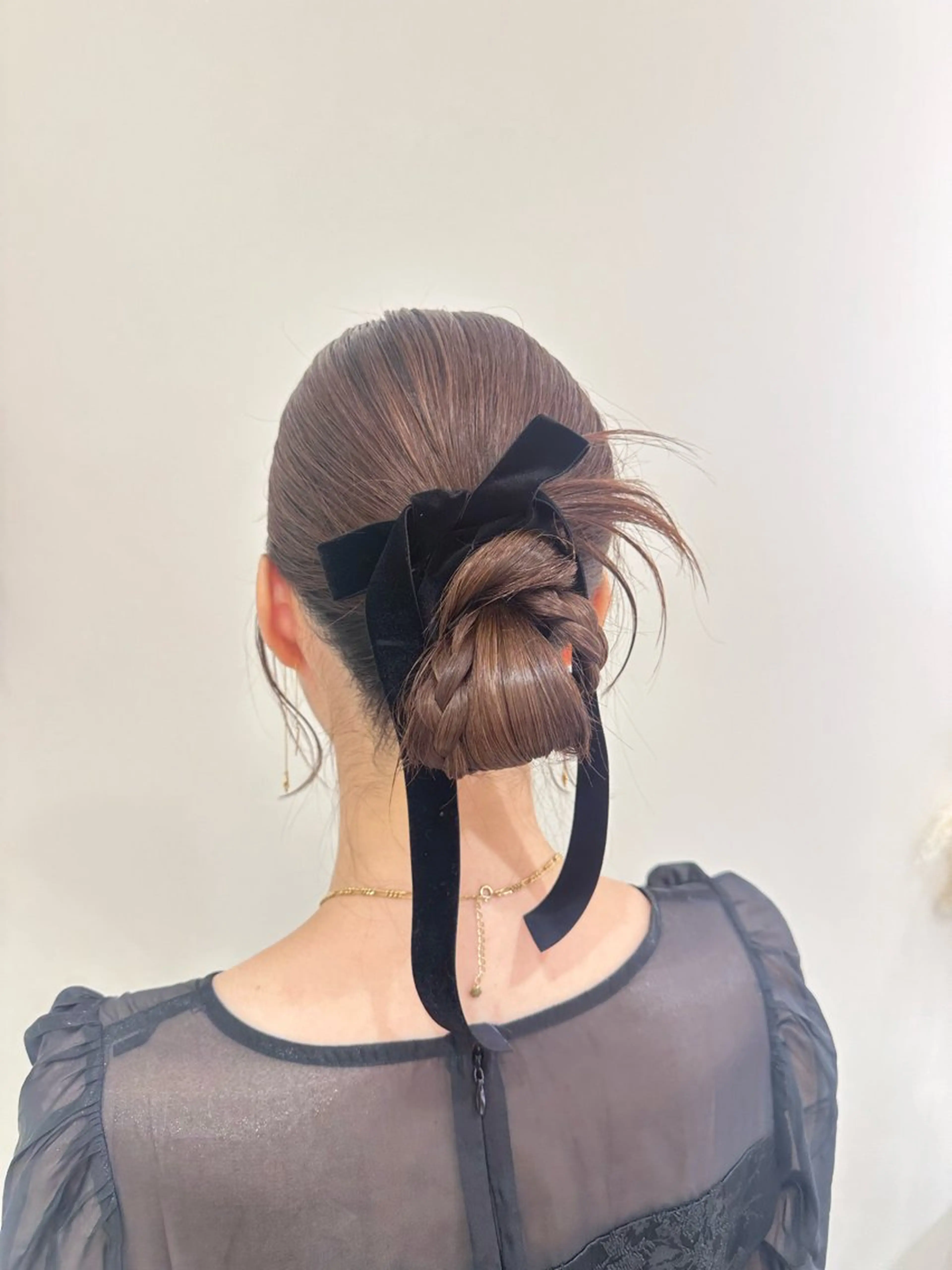 ロング カラー ヘアアレンジ タイトボブ個性派カラ ーAKANEのヘアスタイル