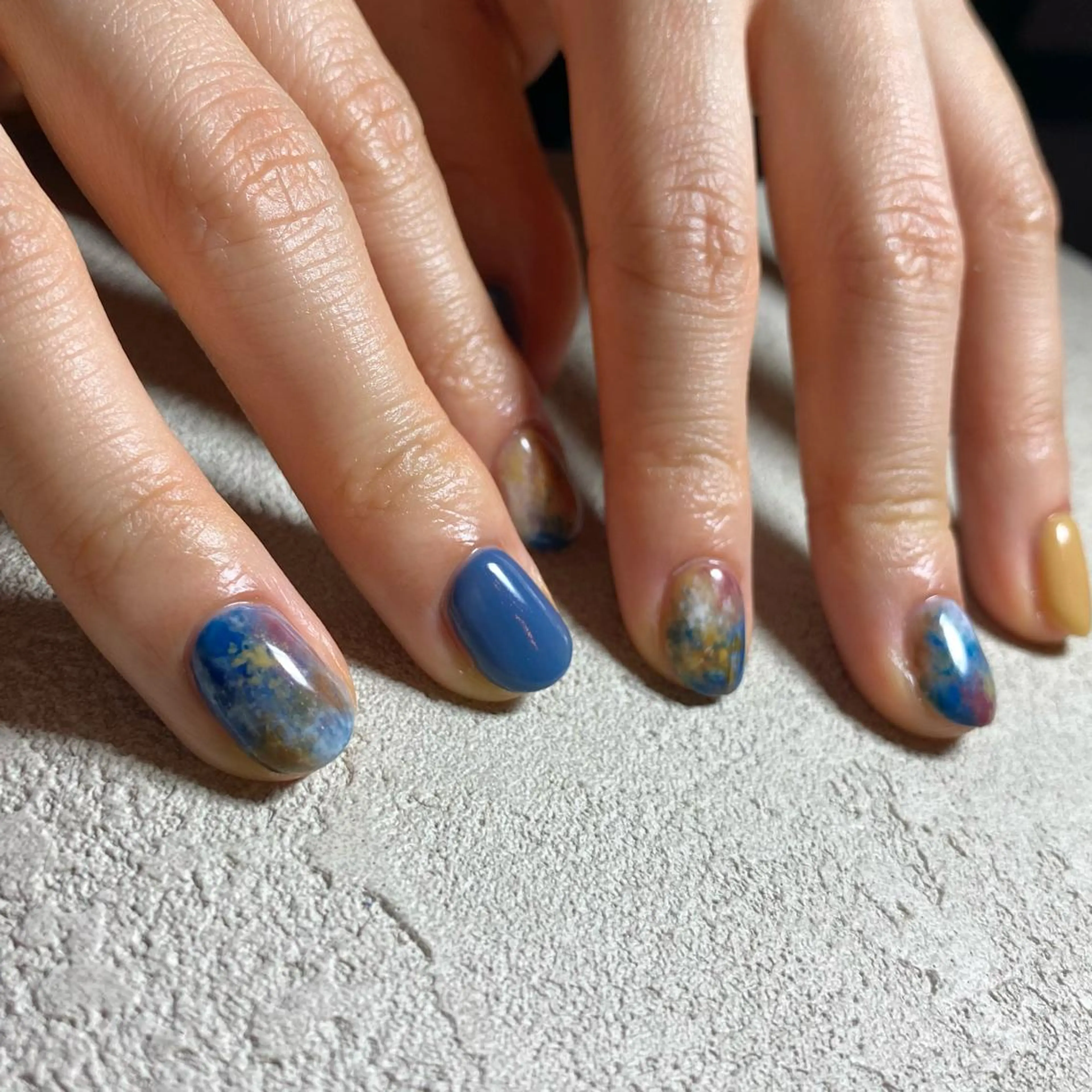 ネイル アートネイル ニュアンスネイル 春ネイル 夏ネイル ハンドネイル 山田 貴子のネイルデザイン