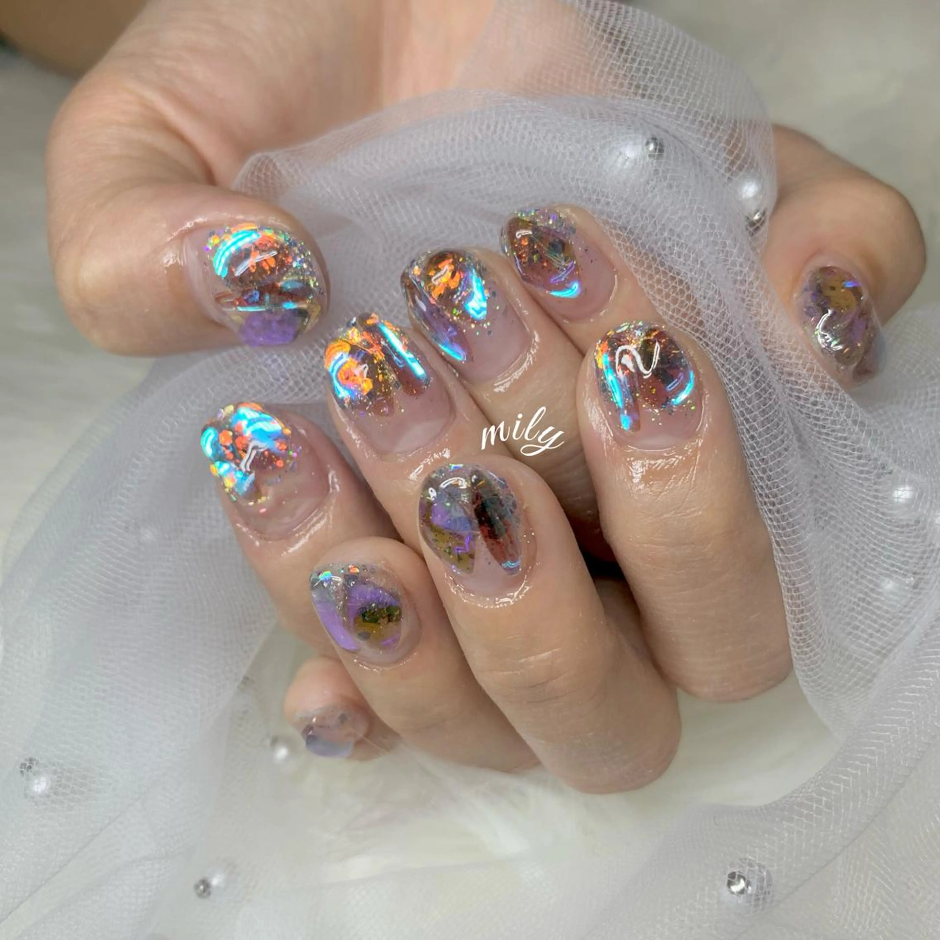 ネイル mily_harajuku所属・韓国ネイル☁️ haruna🌛のネイルデザイン