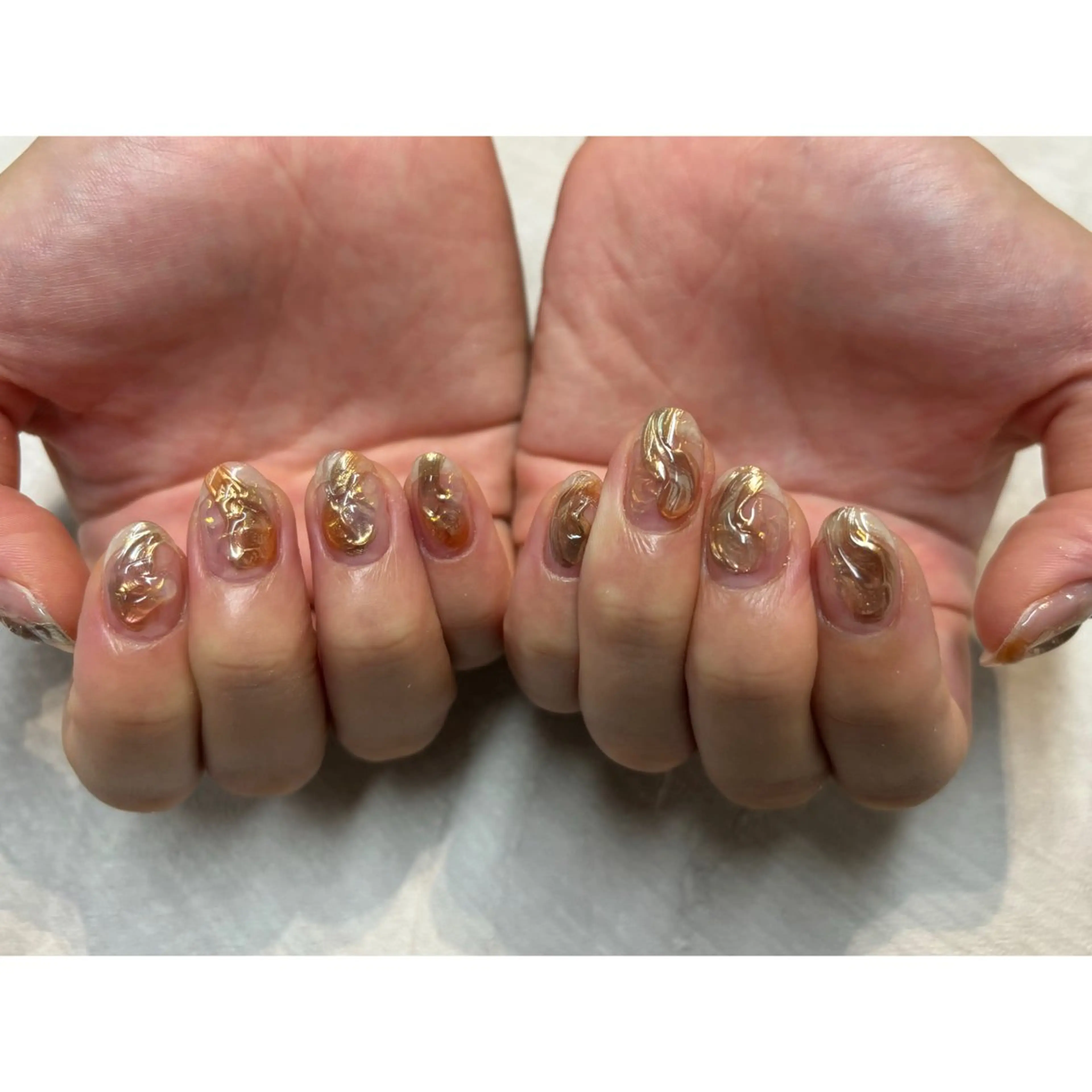 ネイル ジェルネイル ニュアンスネイル パラジェル GLAD nail所属・銀座ニュアンスネイル Ichikawaのネイルデザイン