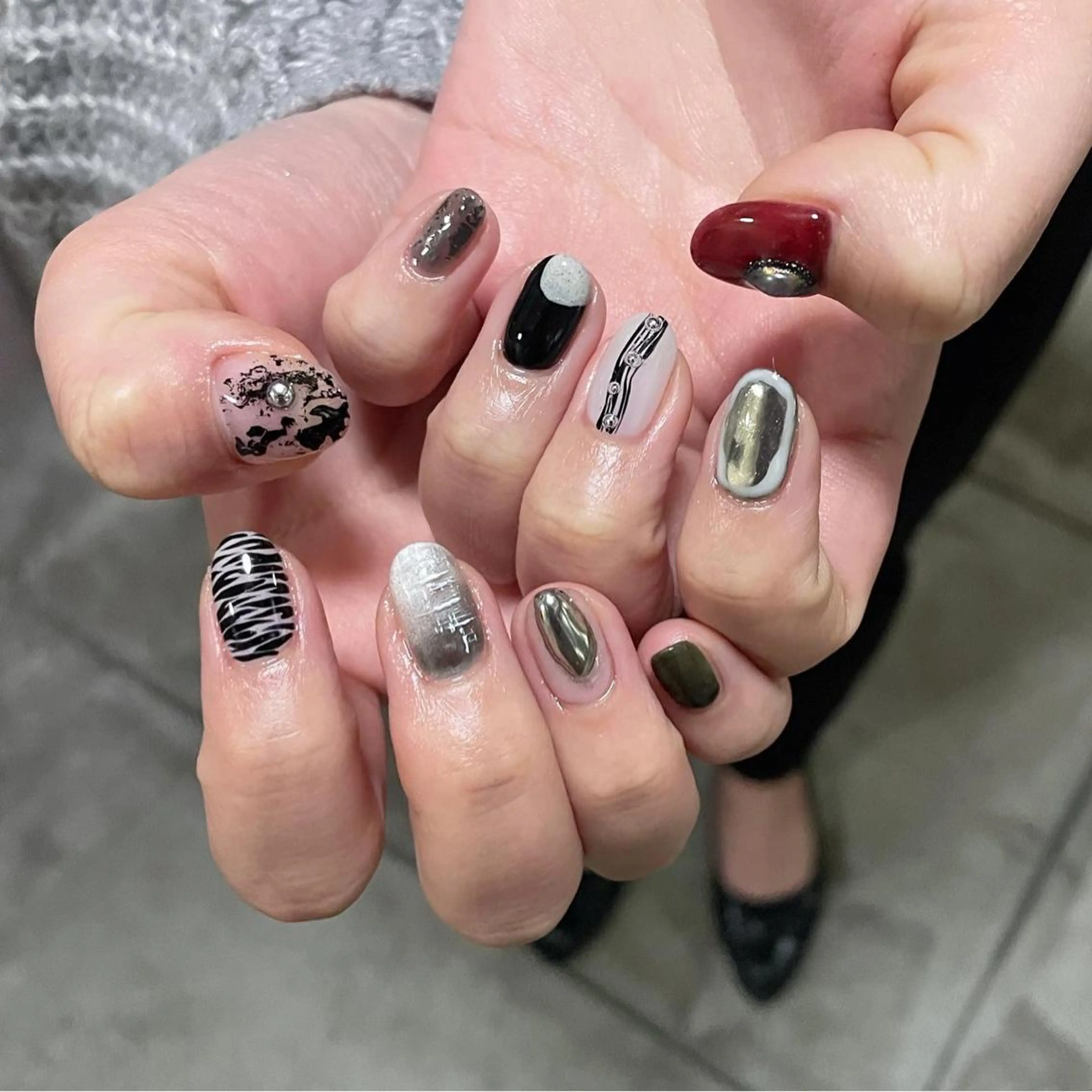 ネイル ニュアンスネイル ハンドネイル ハンドケア lyly.nail所属・lylynail YUUKAのネイルデザイン