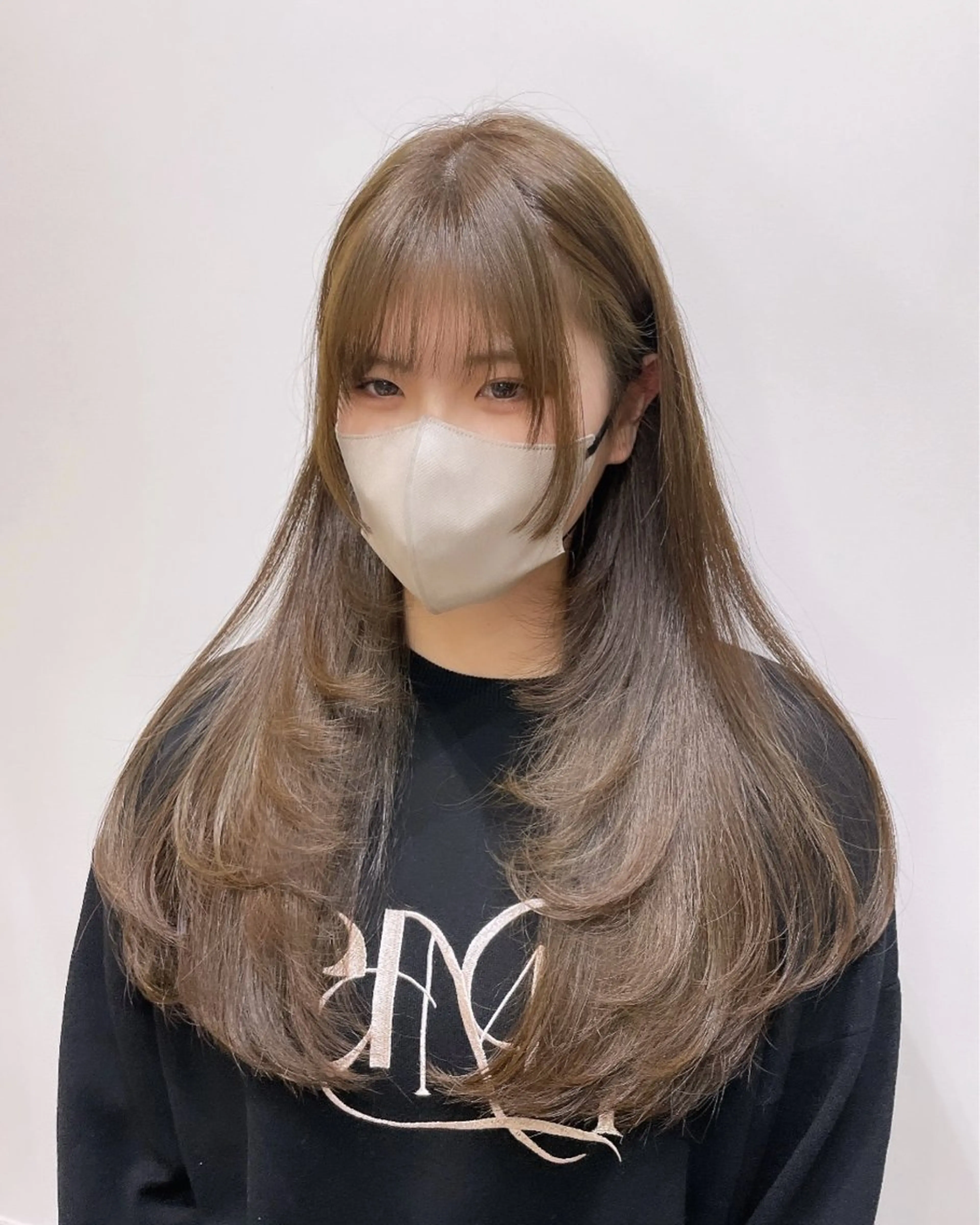 ロング レイヤーカット ロング ワンホンレイヤー 圧倒的モテ艶髪💎 レイヤー💎kanaのヘアスタイル