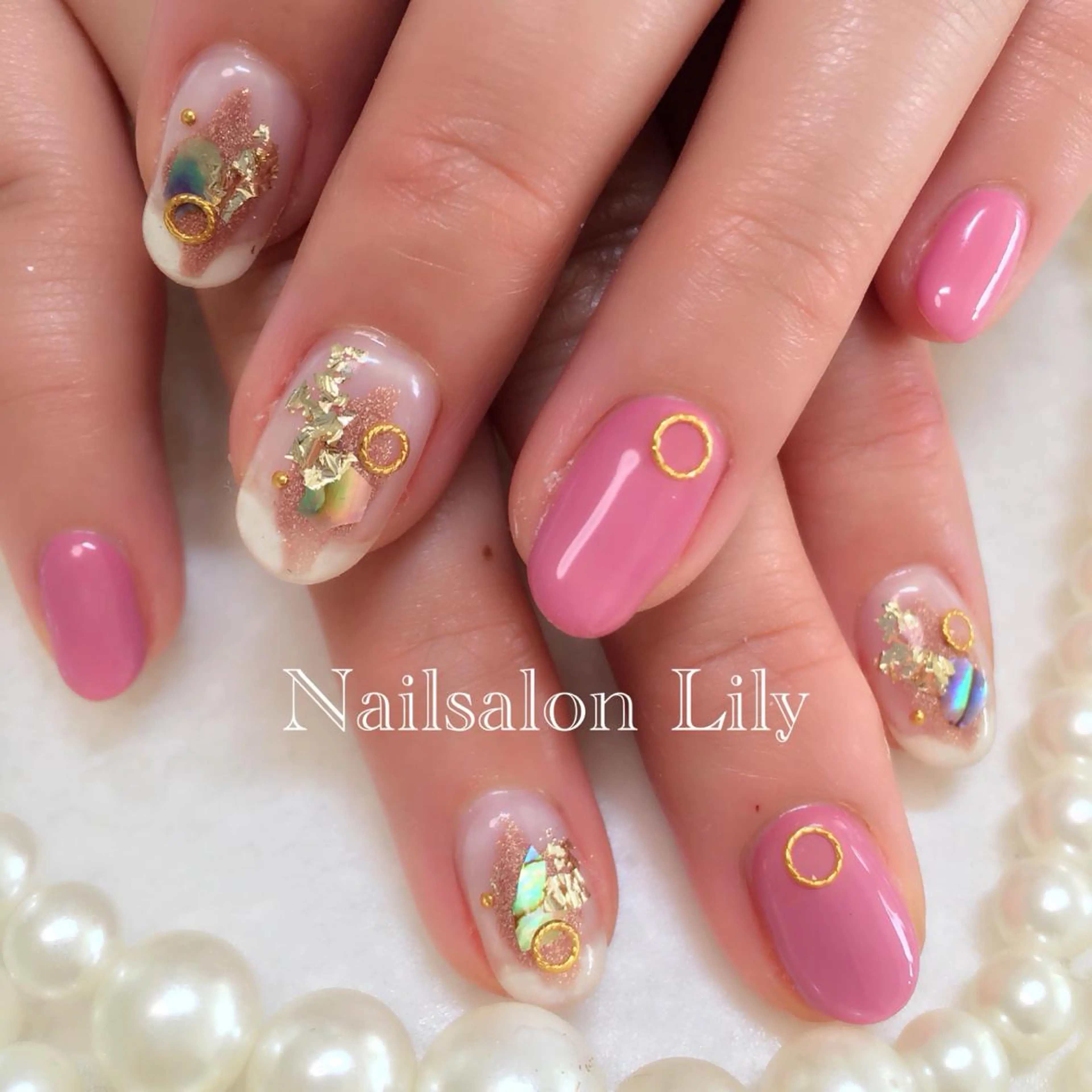 ネイル ニュアンスネイル Nailsalon Lilyのネイルデザイン