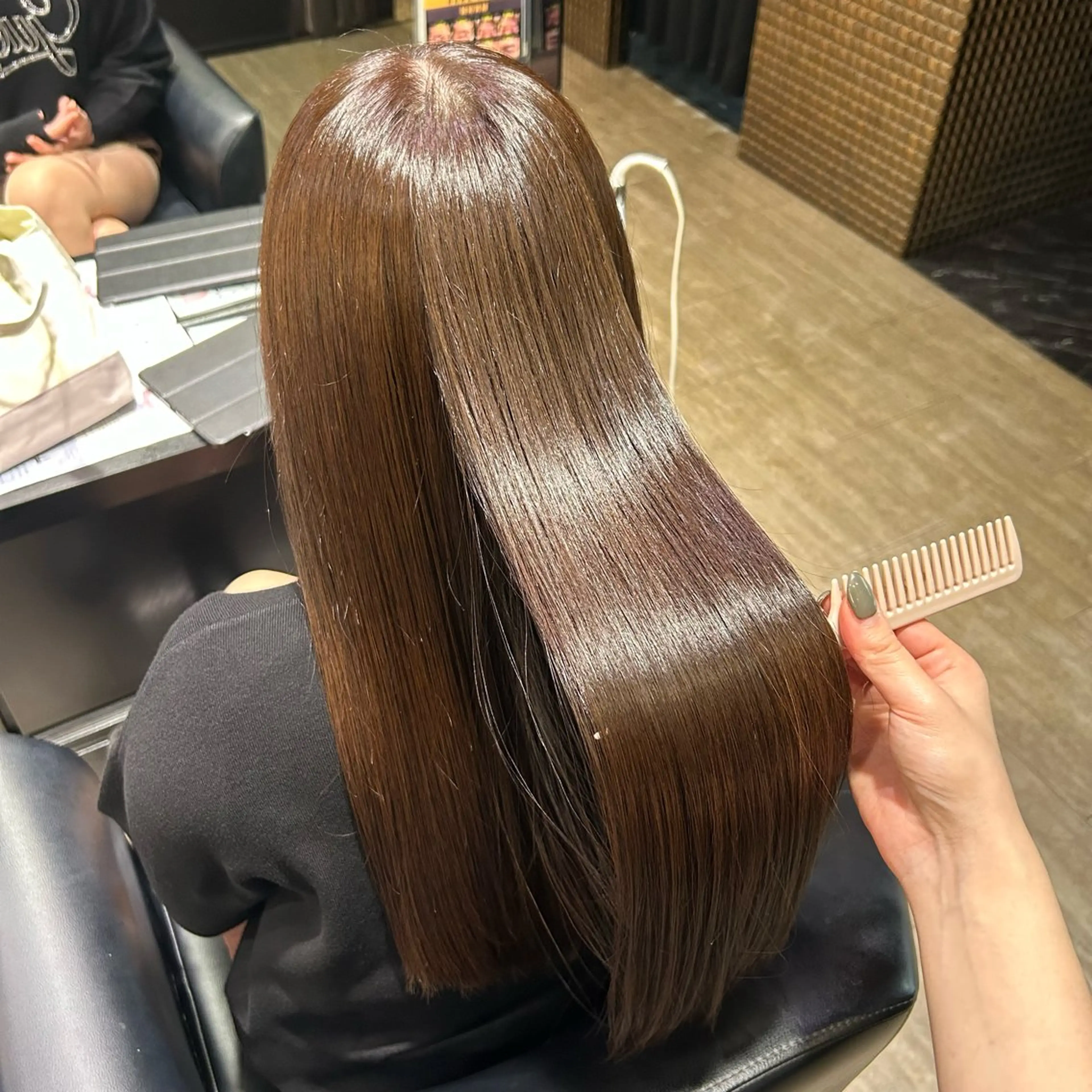 ロング カット ヘアカラー トリートメント ishizuka toaのヘアスタイル