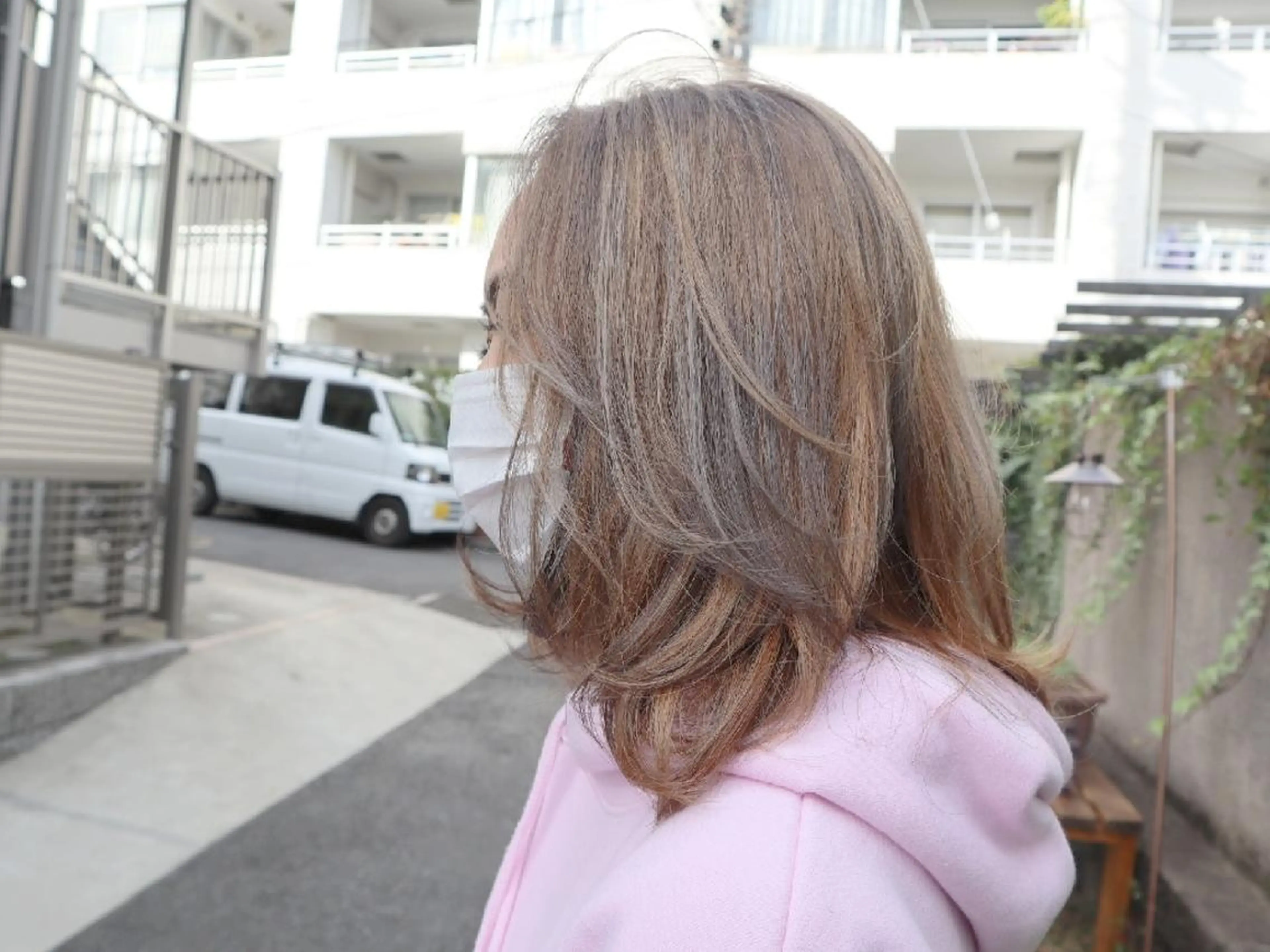 ミディアム カラー ReiZ Mizuhoのヘアスタイル