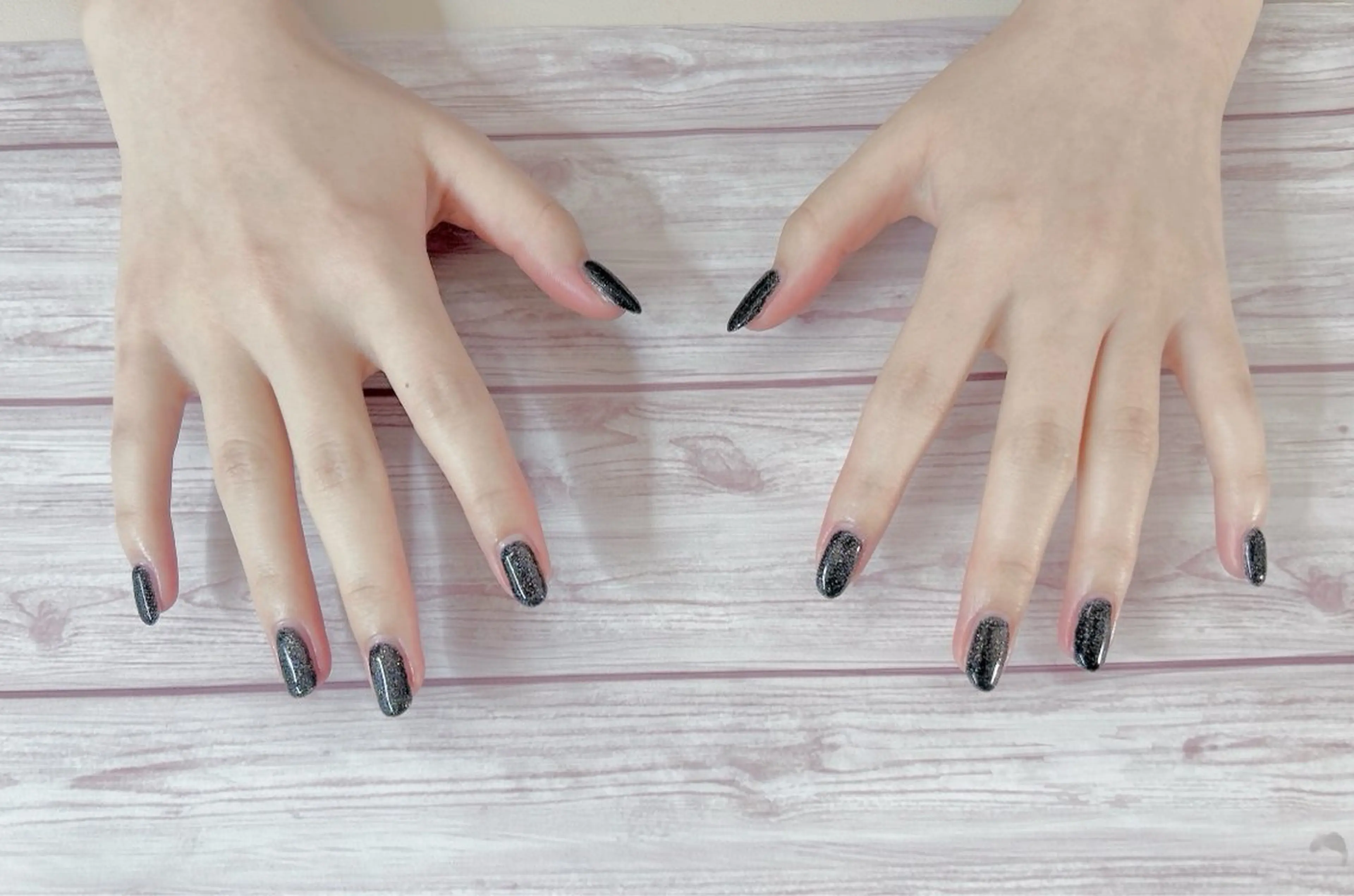 ネイル ラメ(グリッター) ワンカラーネイル MYu Beauty Salon YURIのネイルデザイン