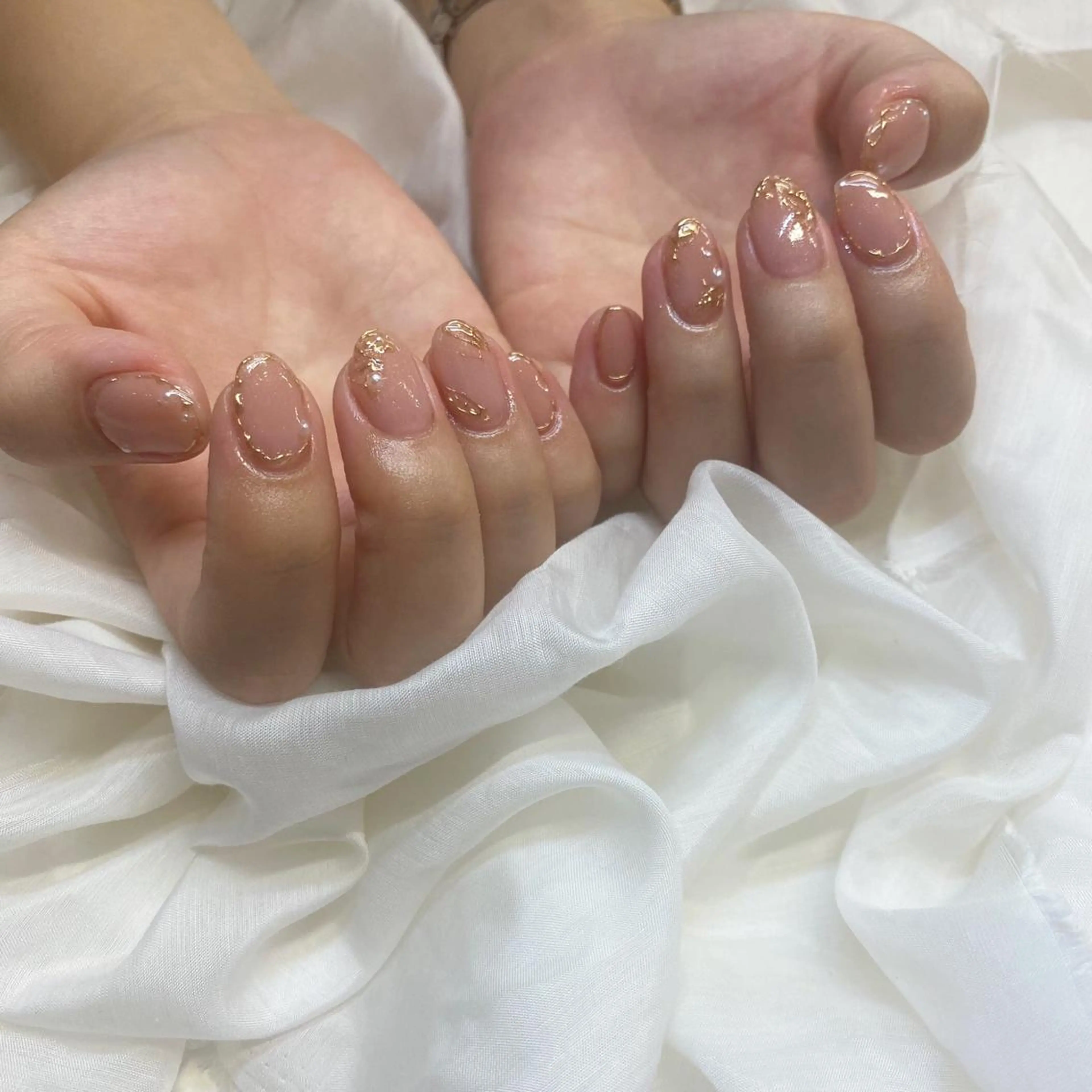 ネイル ニュアンスネイル EMANON心斎橋店所属・大阪心斎橋ネイル/ hinataのネイルデザイン