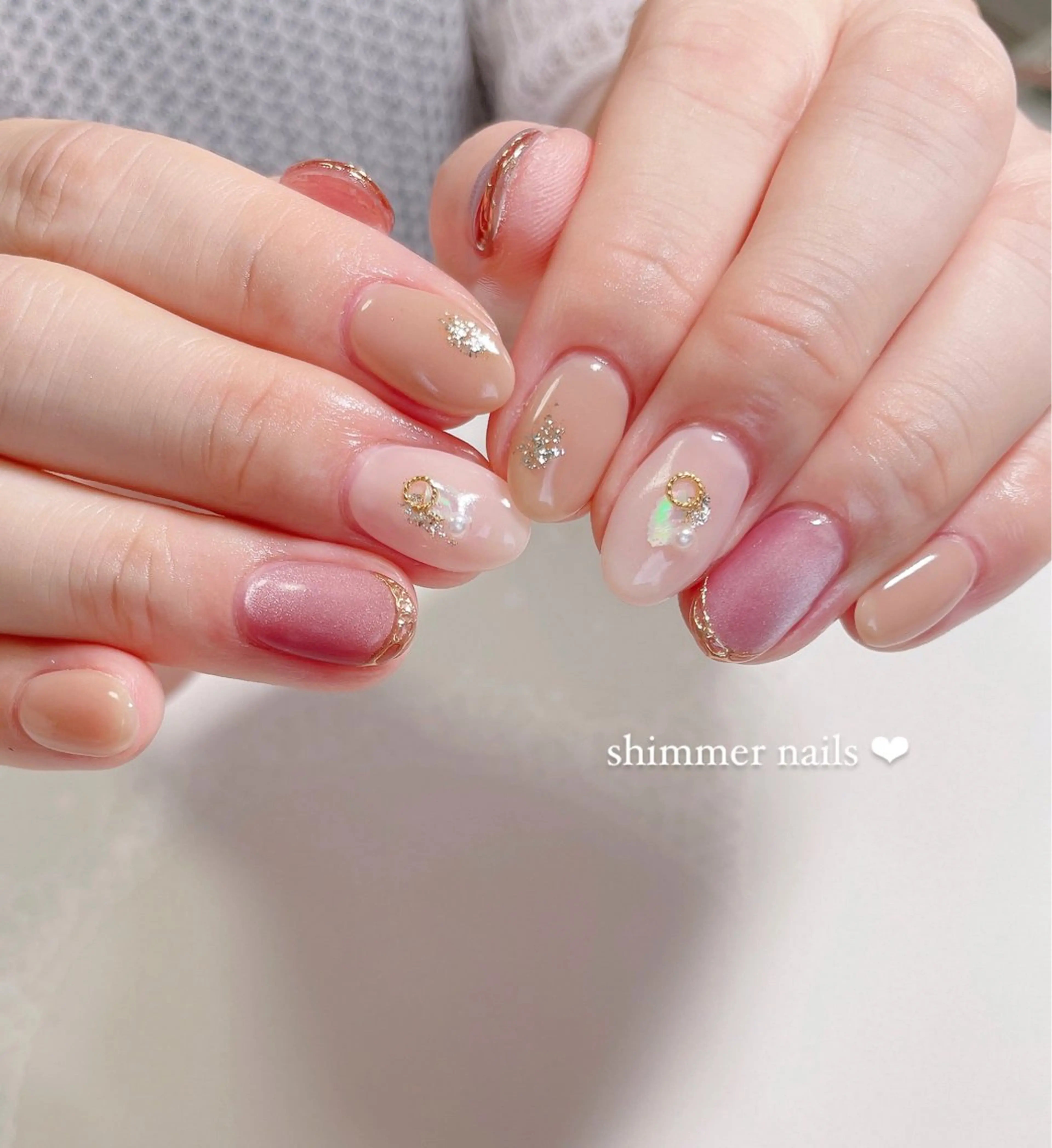 ネイル shimmer nailsのネイルデザイン
