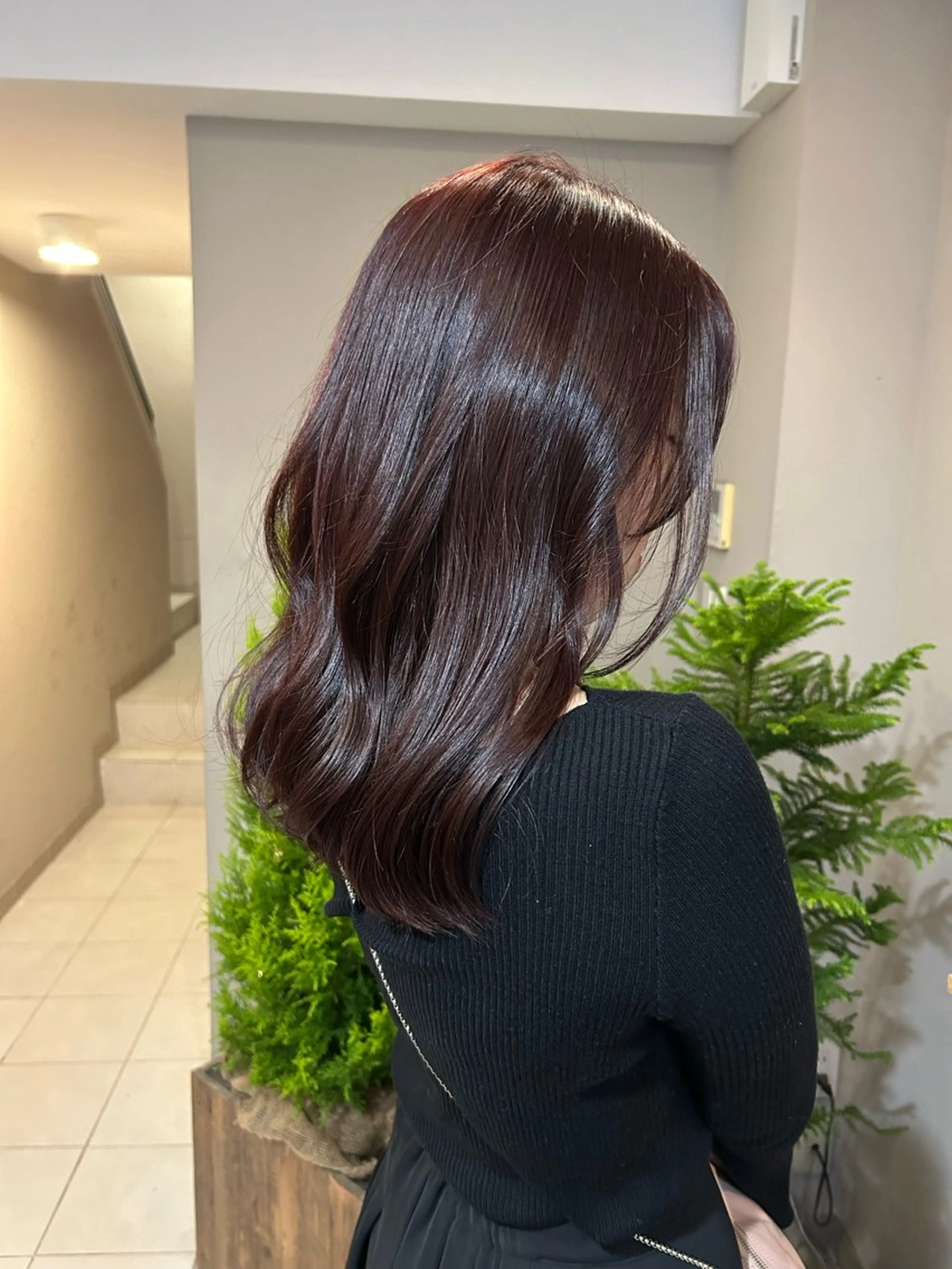 ミディアム カラー パーマ 縮毛矯正 トリートメント 中川雄太 /縮毛矯正のヘアスタイル