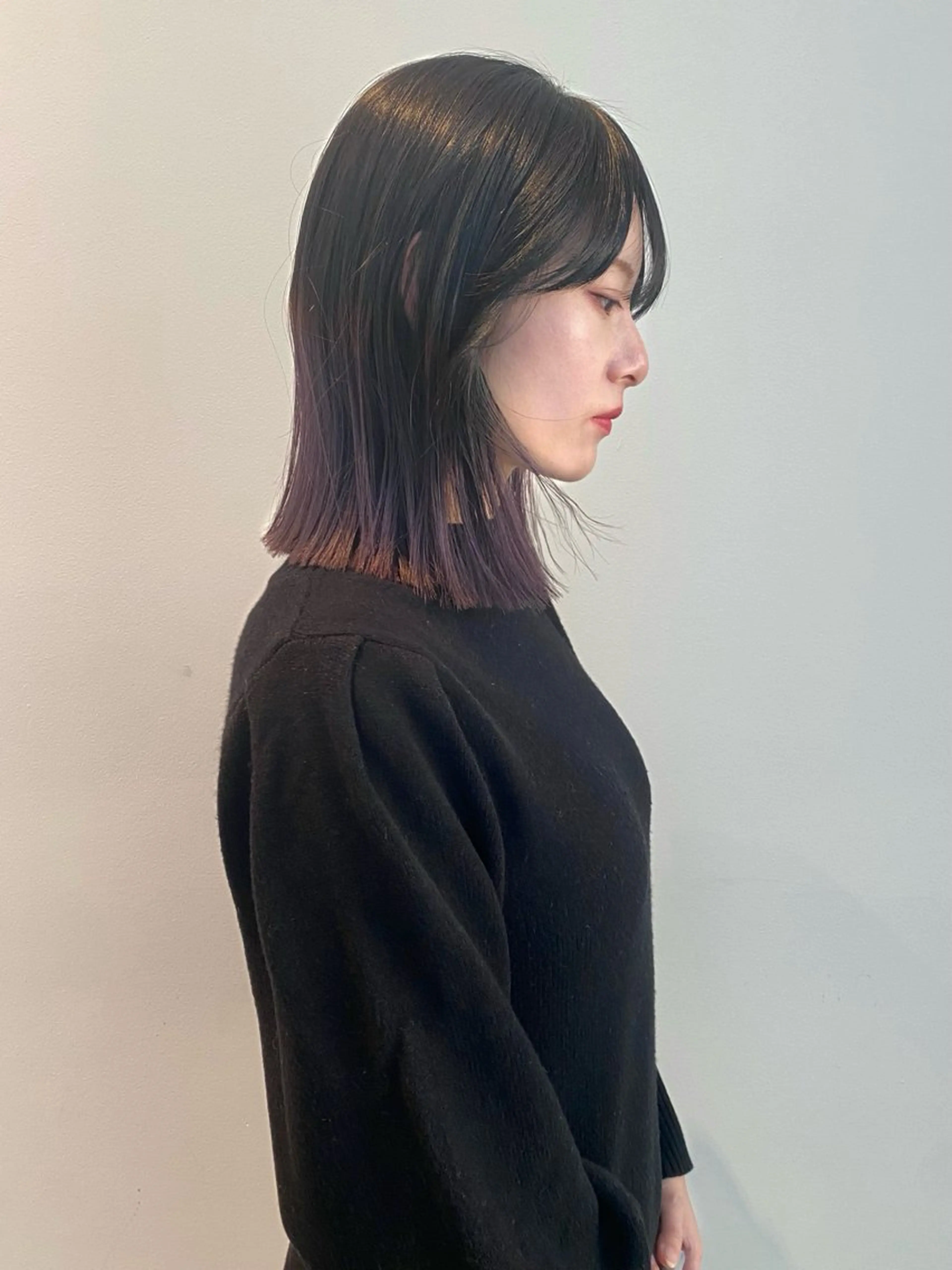 ミディアム カラー カット ヘアカラー トリートメント mai / linoah˚✧のヘアスタイル