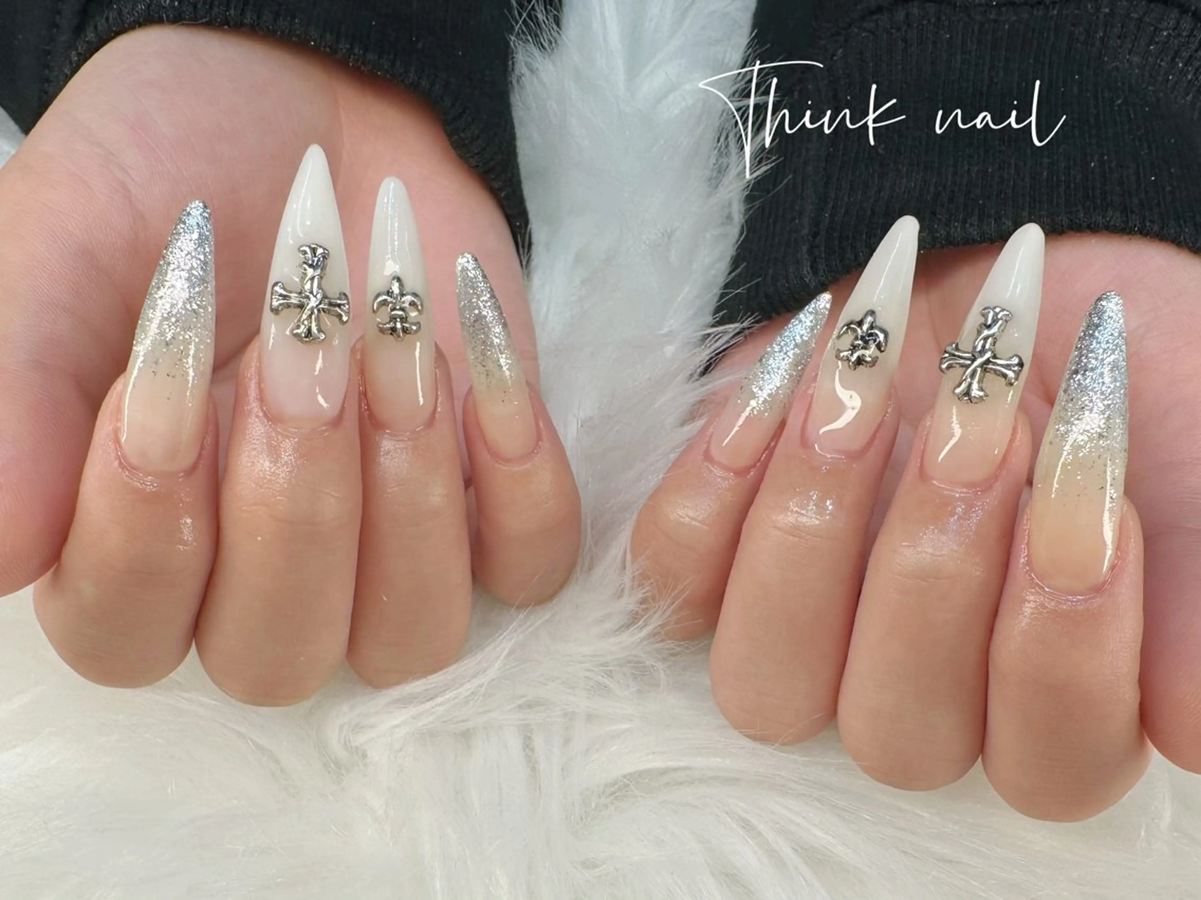 ネイル 長さ出し ハンドネイル 💖Think nail💖のネイルデザイン