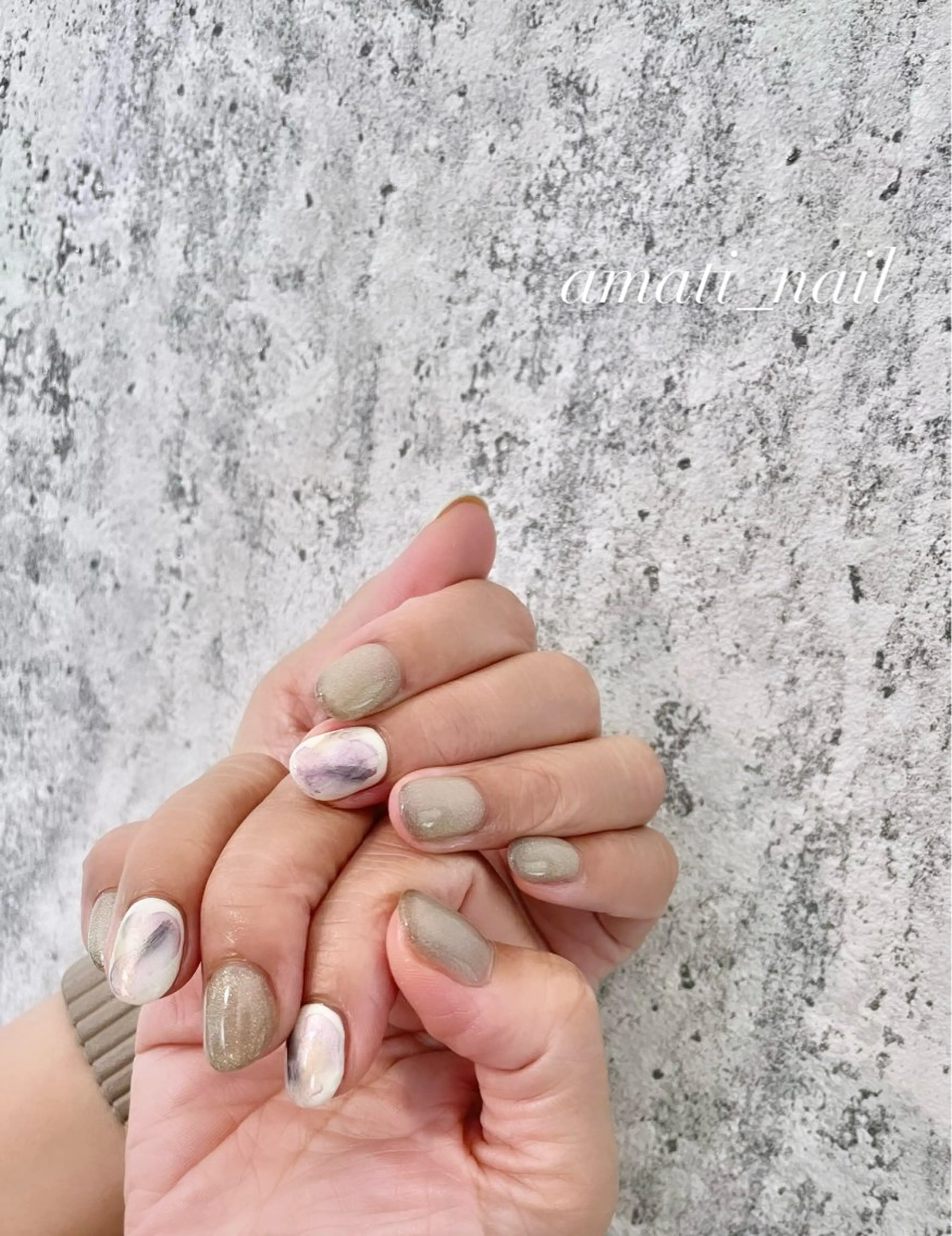 ネイル フットネイル ジェルネイル マグネットネイル ミラーネイル ニュアンスネイル ハンドネイル amati_nail TAKAKOのネイルデザイン