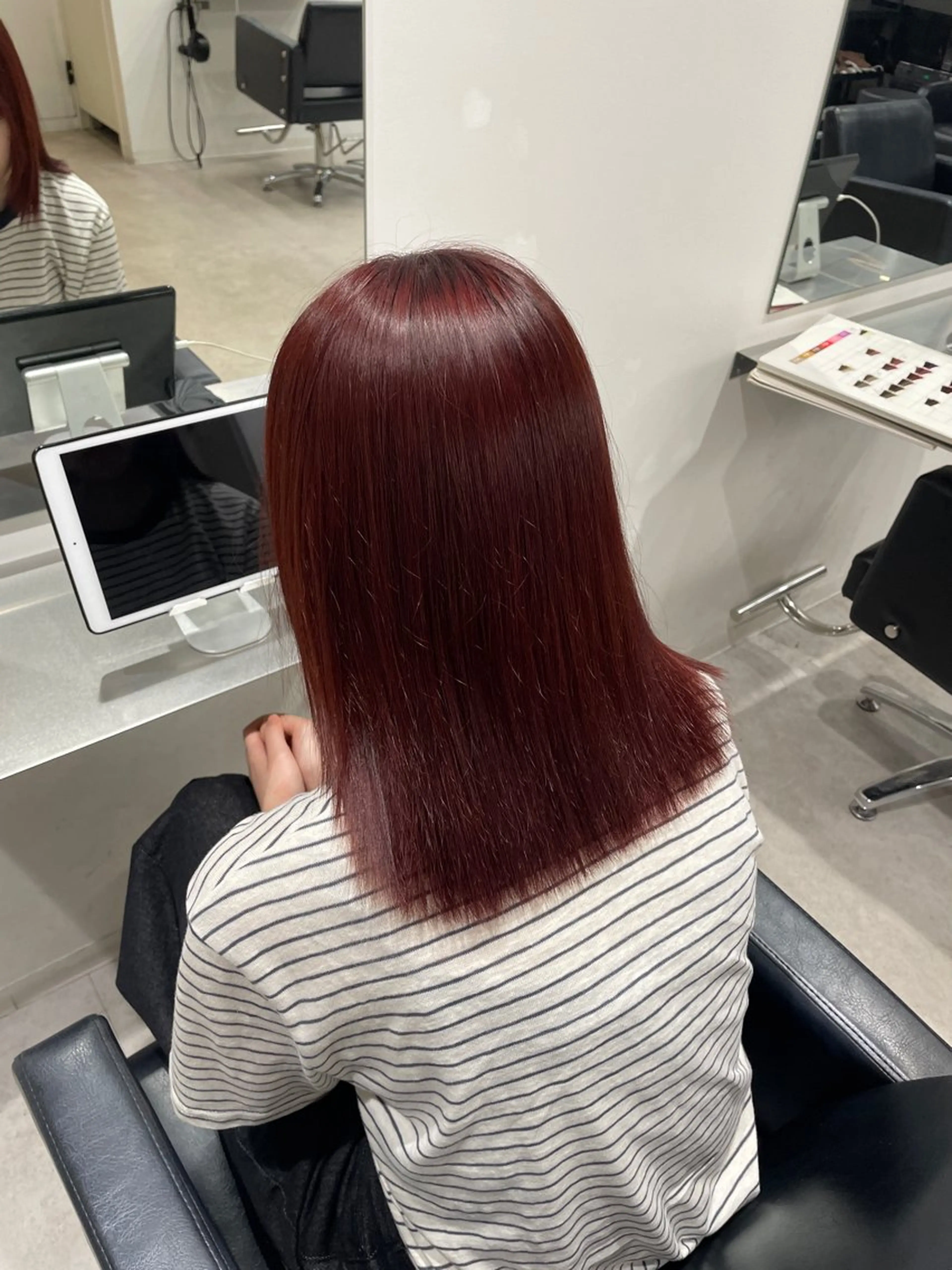 セミロング カット ヘアカラー MIHO☾·̩͙⋆ Kroのヘアスタイル