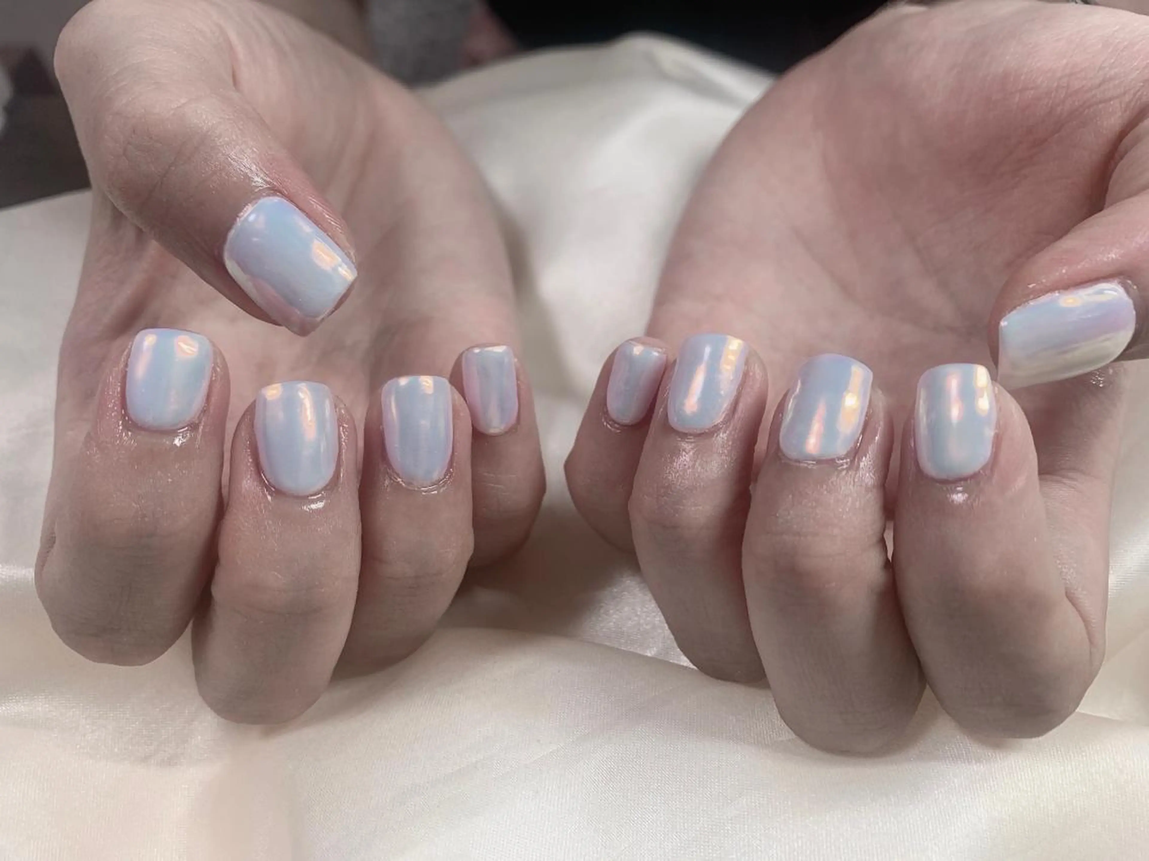 ネイル オーロラネイル kikinail 溝の口のネイルデザイン