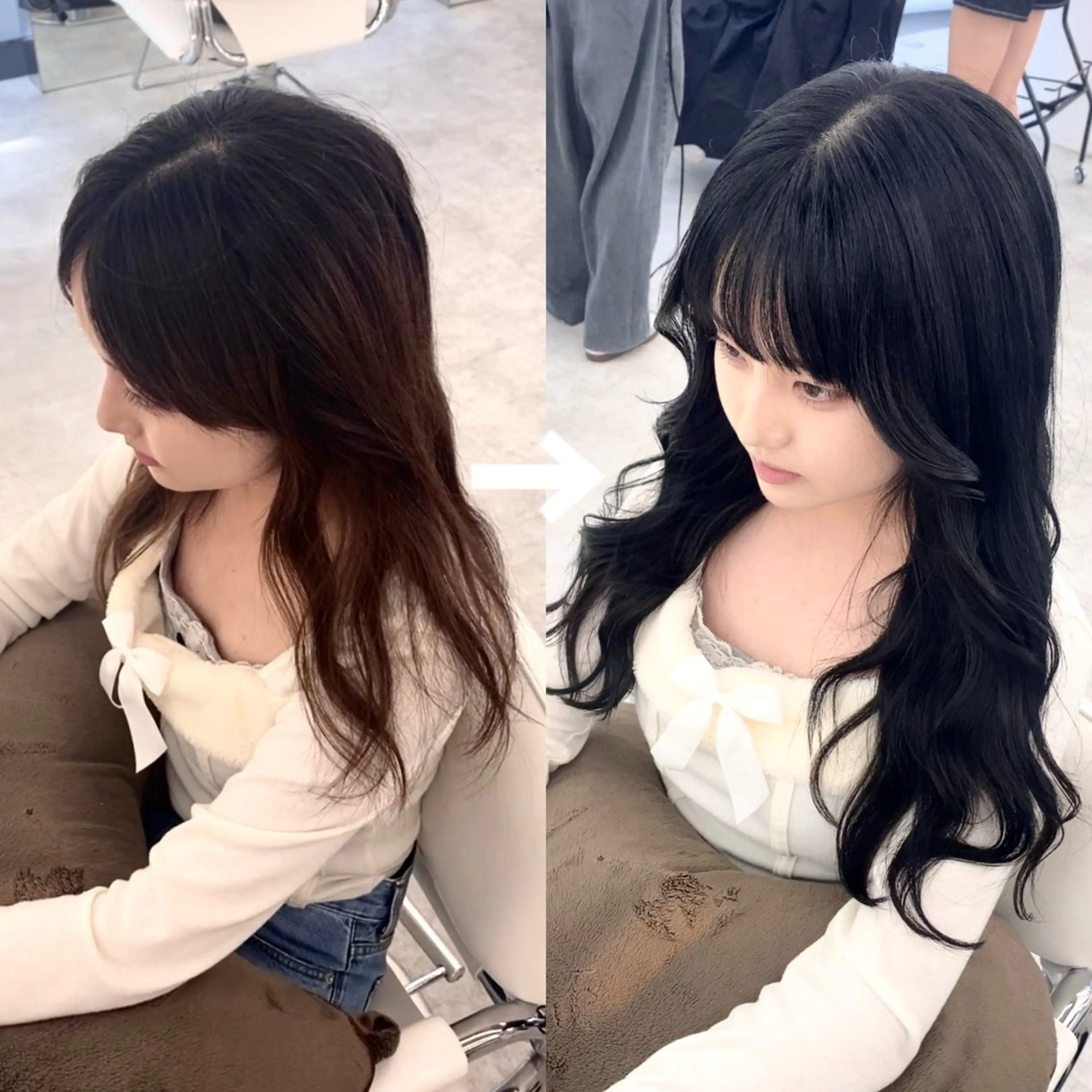 🎀1日3名様のみ限定価格🎀長さだしシールエクステ💞ハイクオリティ品質　60本つけ放題✨の写真