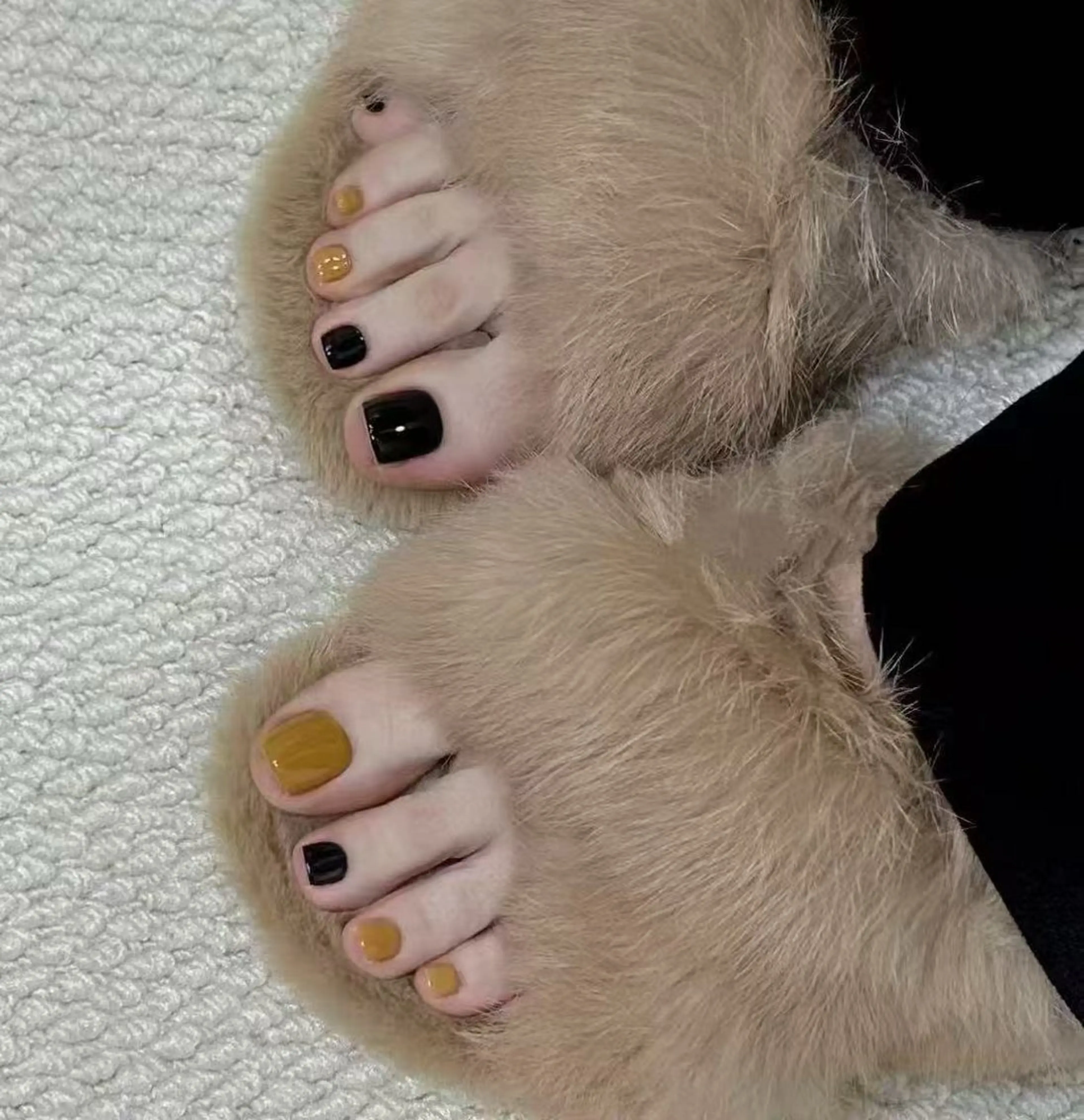 ネイル オーロラネイル フラワーネイル フットネイル フレンチネイル ジェルネイル フットネイル BabyYouMi nailのネイルデザイン