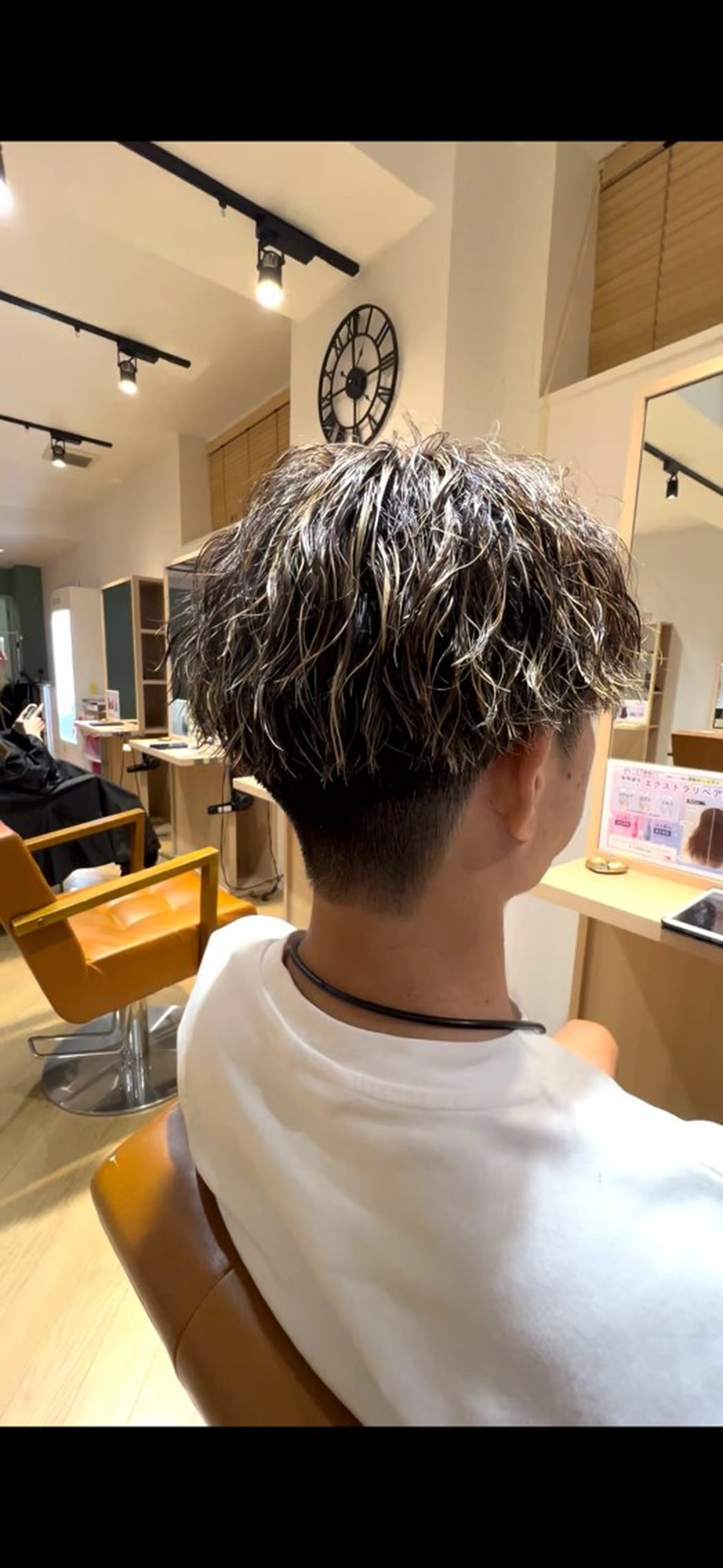 【大人気！】メンズカット＋縦落ちツイスパの写真