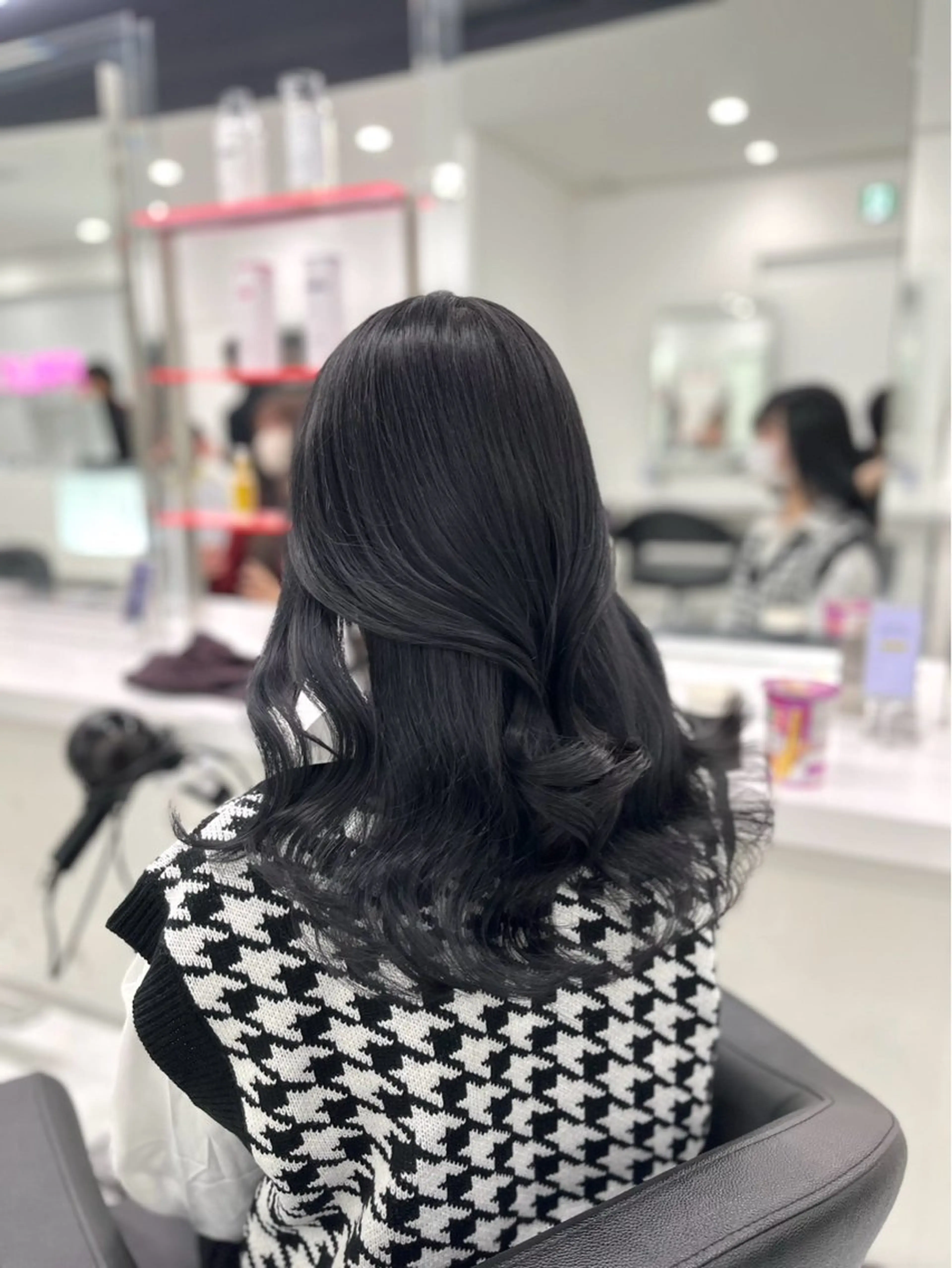 カラー 髪質改善 ヘアカラー トリートメント ヘッドスパ 韓国風大人キレイめ カラー/HIMENAのヘアスタイル