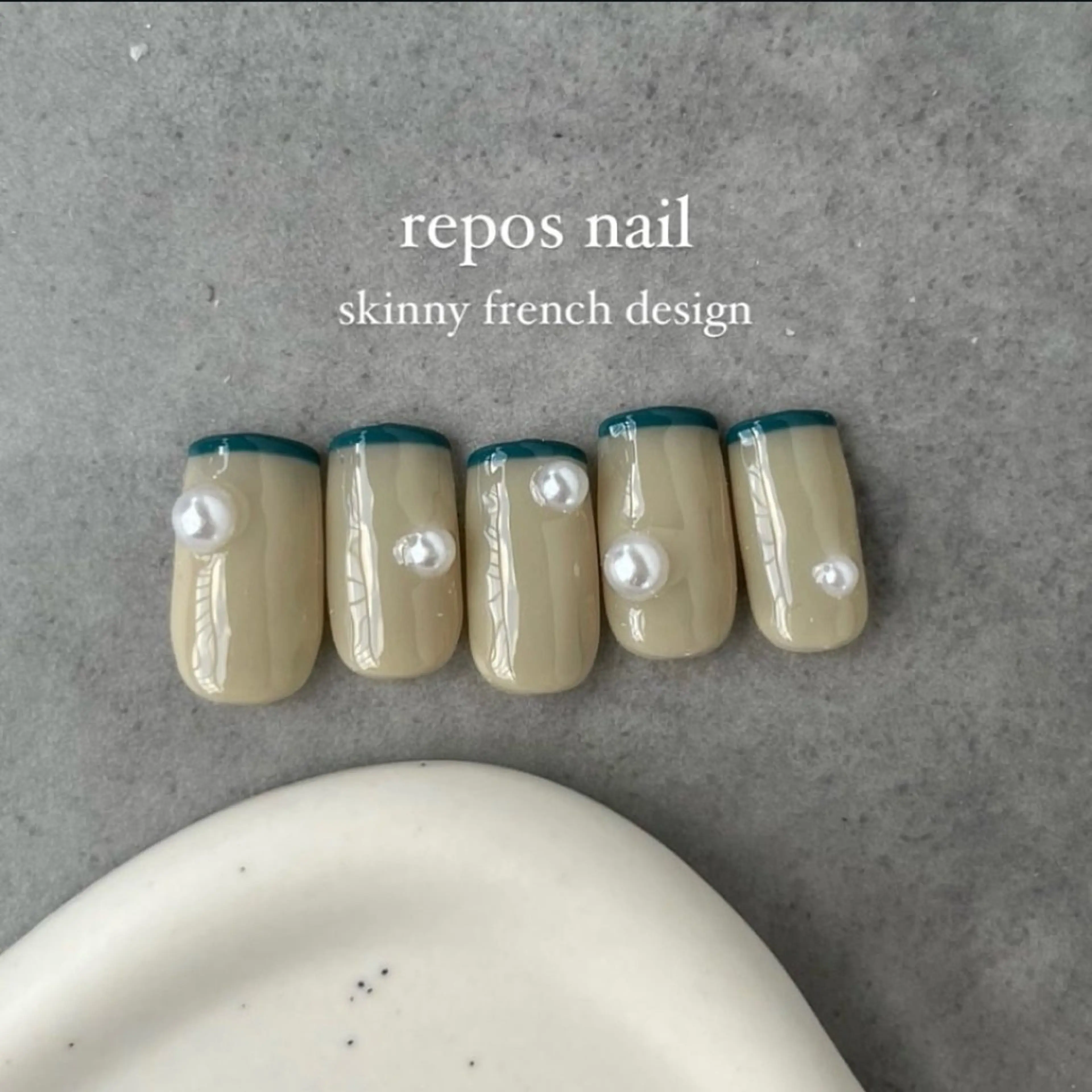 ネイル アートネイル シンプルネイル ハンドネイル repos-ルポ-所属・repos yoshitomeのネイルデザイン