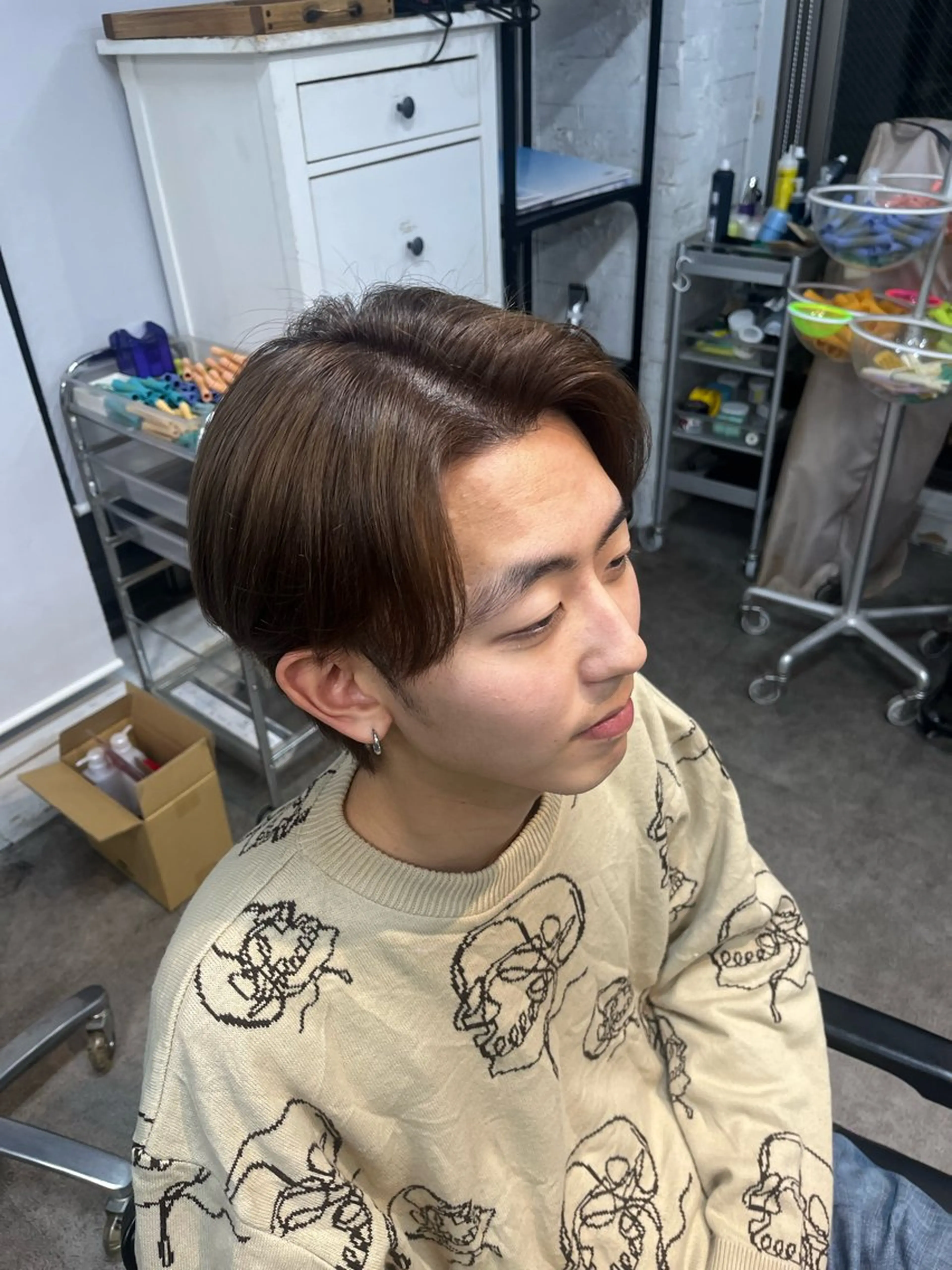 カラー メンズ ヘアカラー 透明感カラー ／ カット ／ コハのヘアスタイル