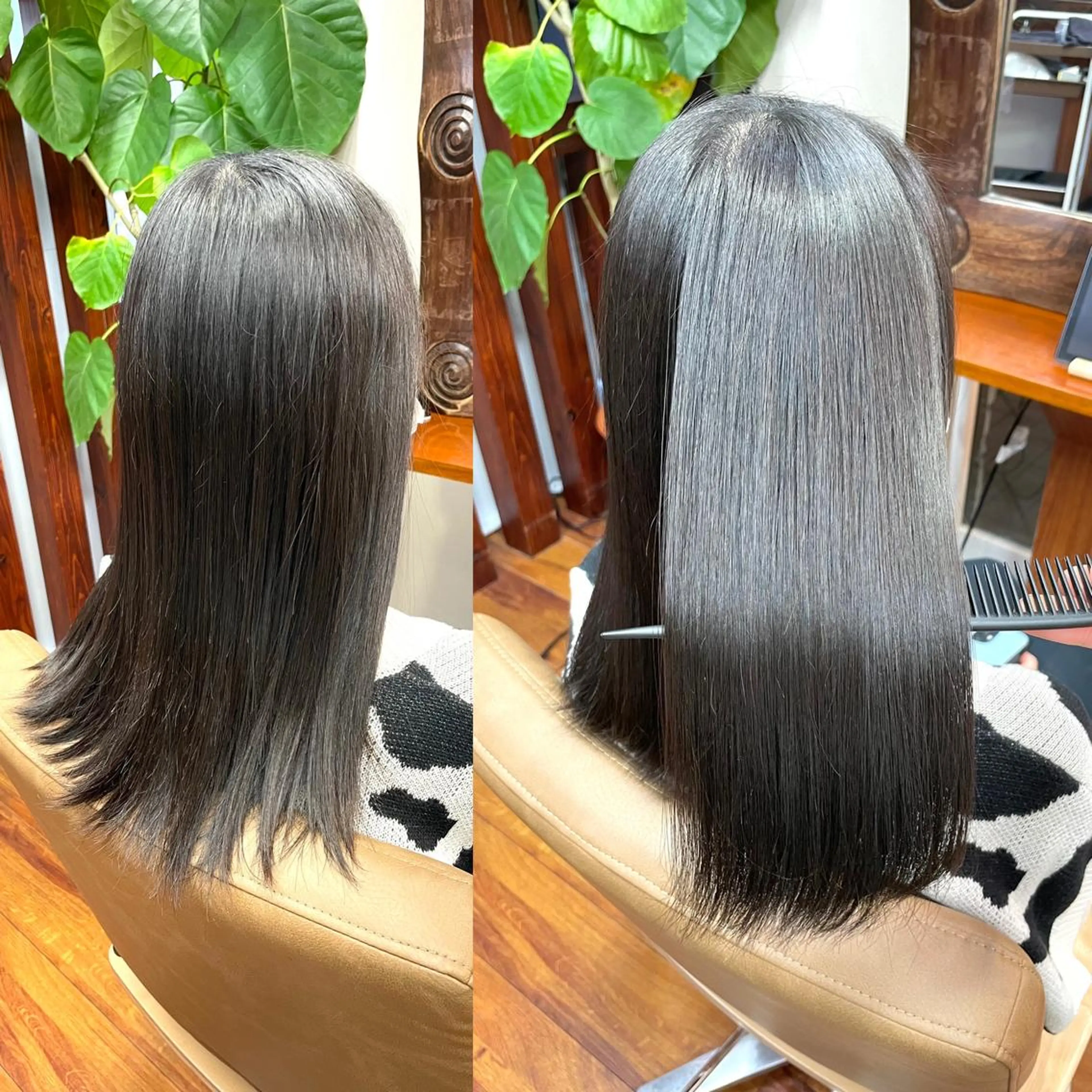 ロング くせ毛 縮毛矯正 ✨美髪矯正&ショート の小林✨のヘアスタイル