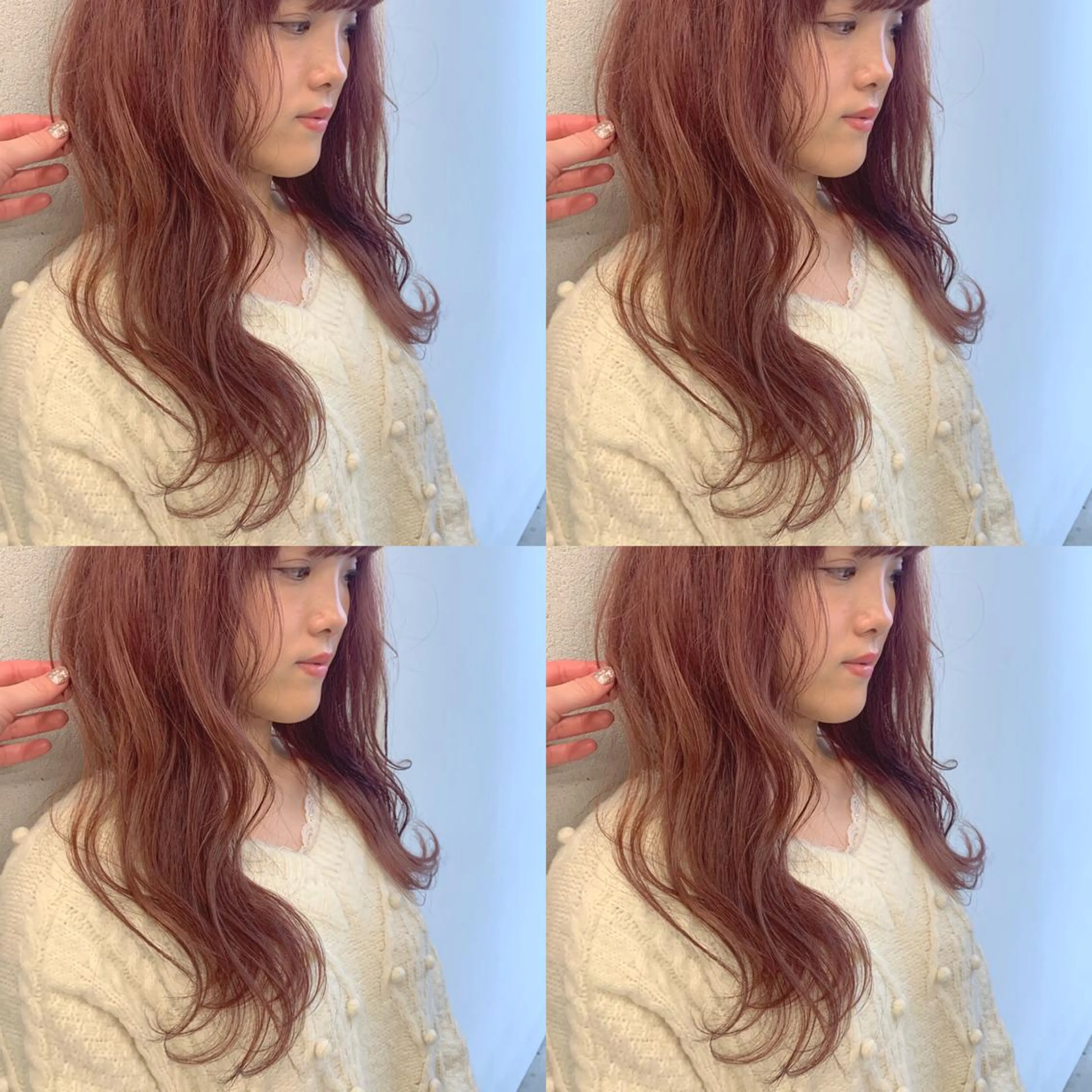 カラー カット ヘアカラー トリートメント 透明感/オリーブ/ グレージュ/YUKAのヘアスタイル